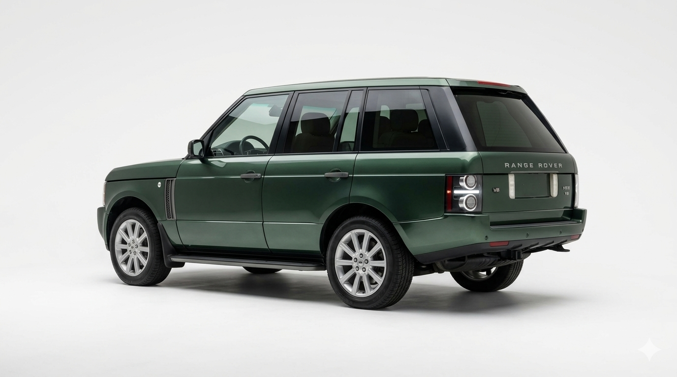 Range Rover detail showing lighting elements