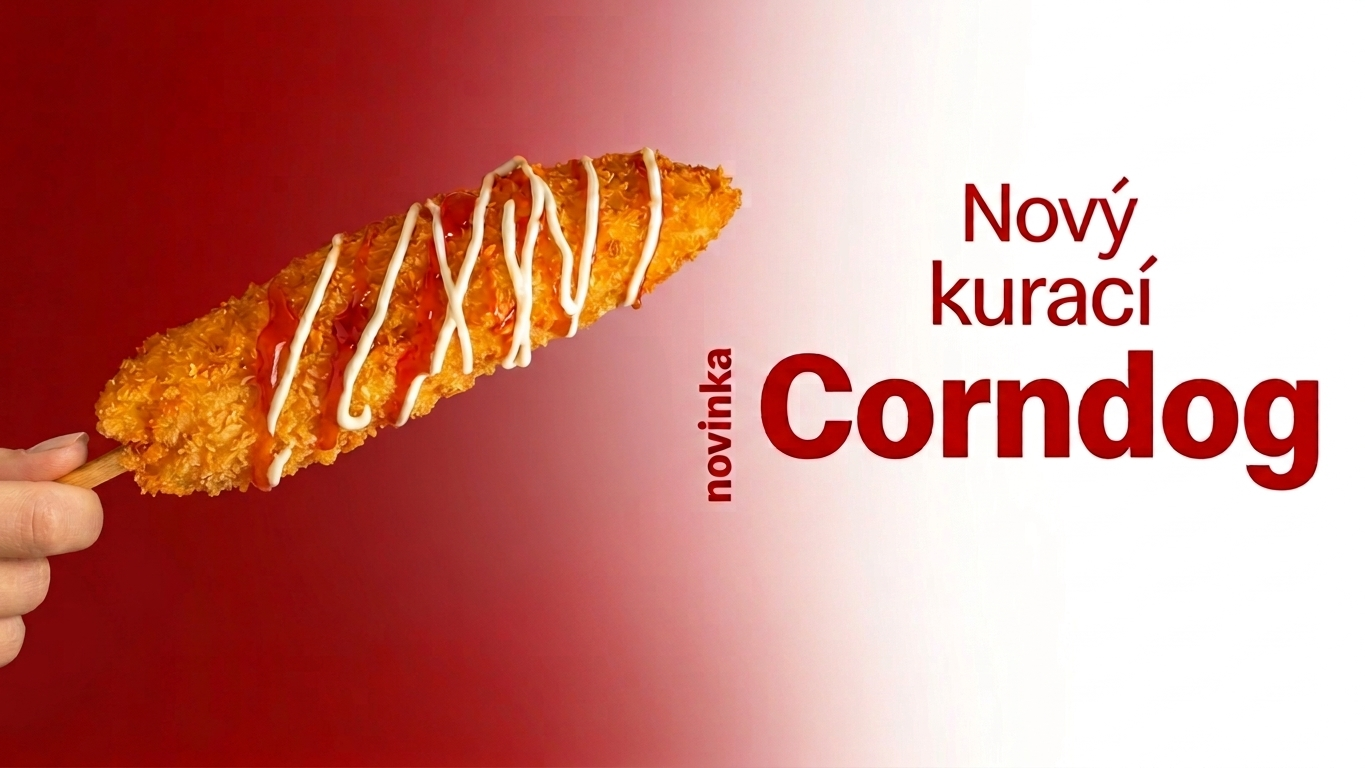Nový kurací Corndog – novinka v Hello Chicken Žilina