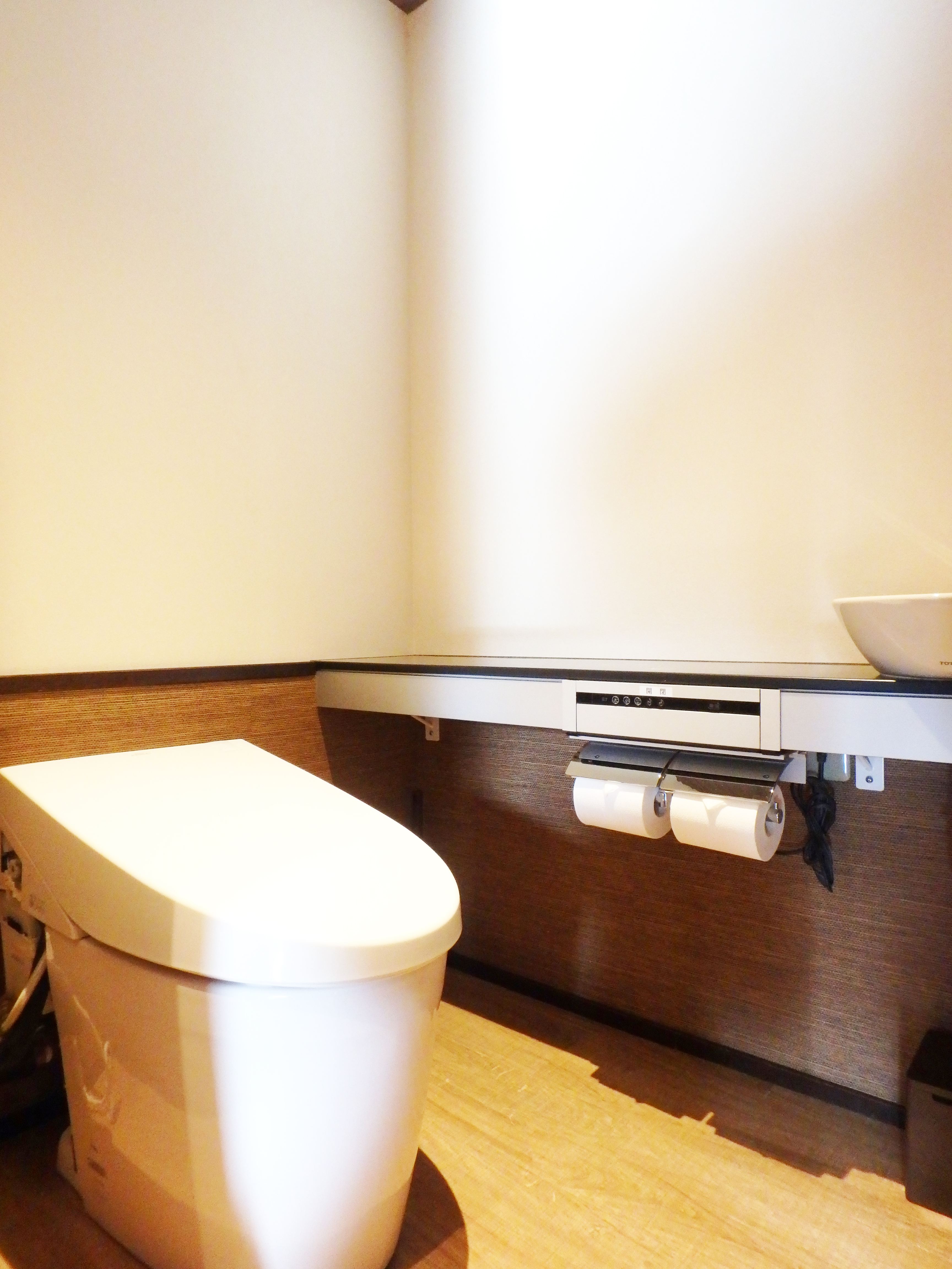 Modern Japanese toilet room