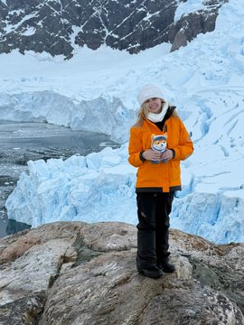 Asteroid plush in Antarctica
