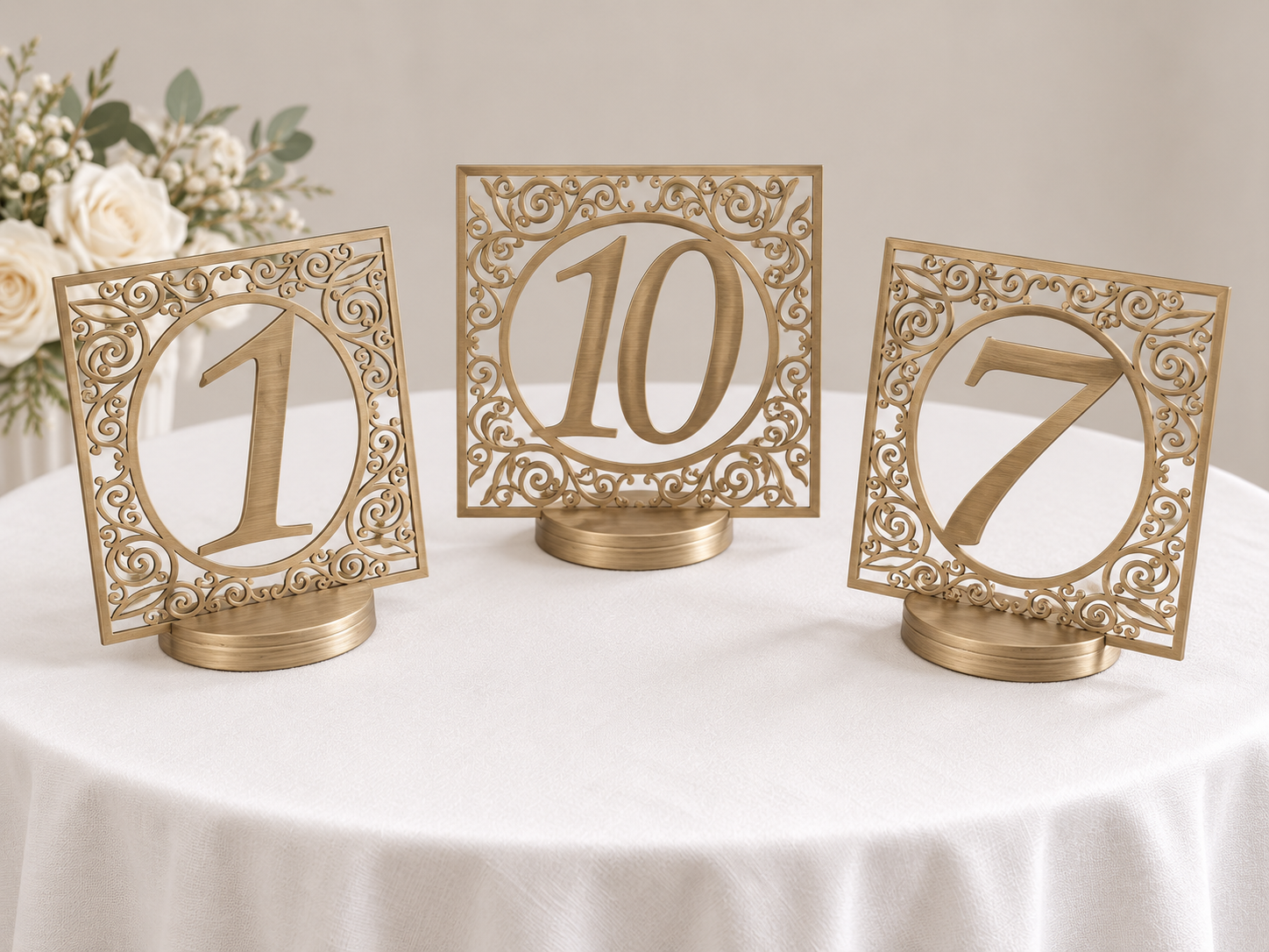 Table Numbers (Set, Numbered 1–10)