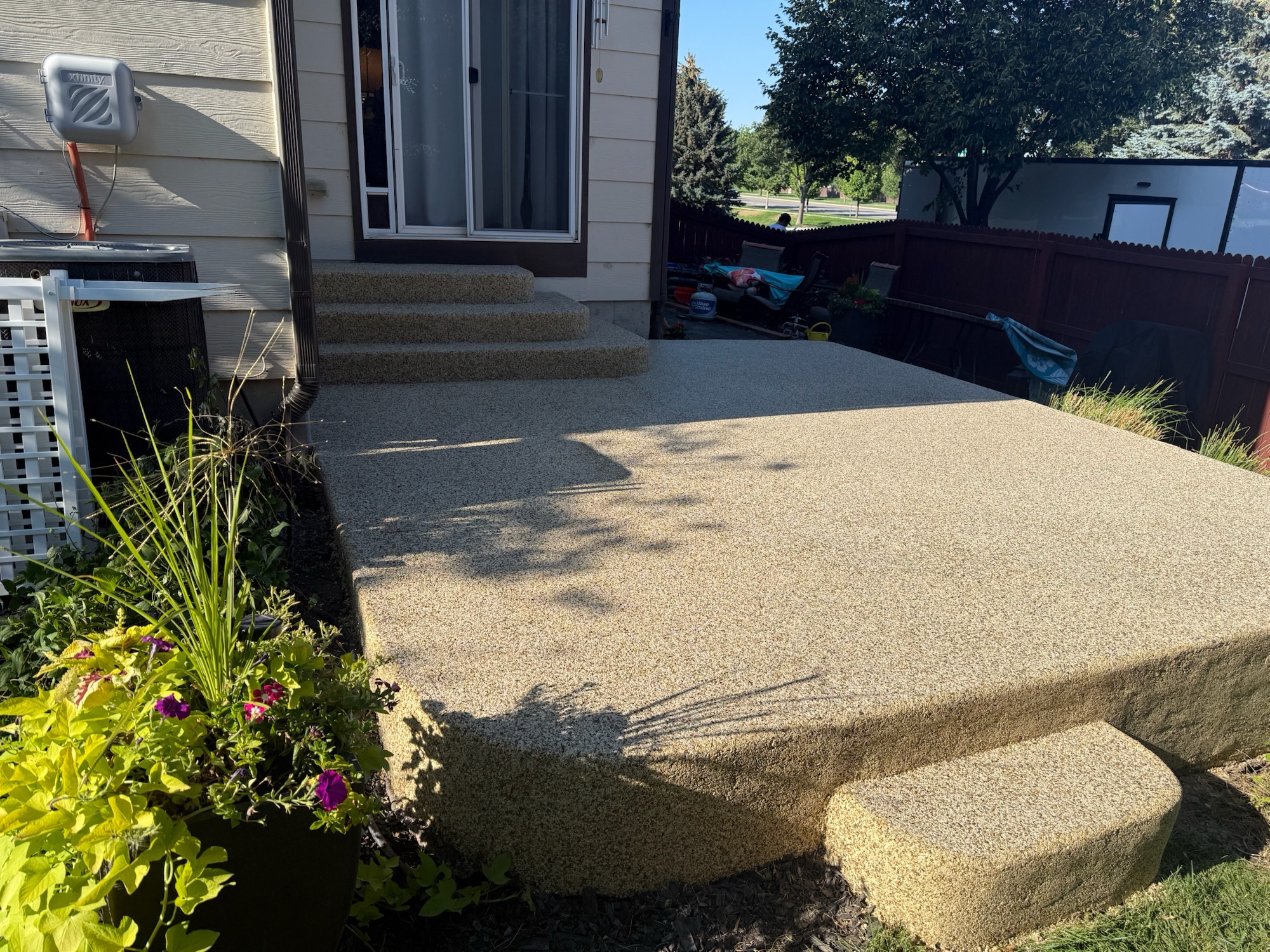 Raised Patio & Steps VUBA Stone