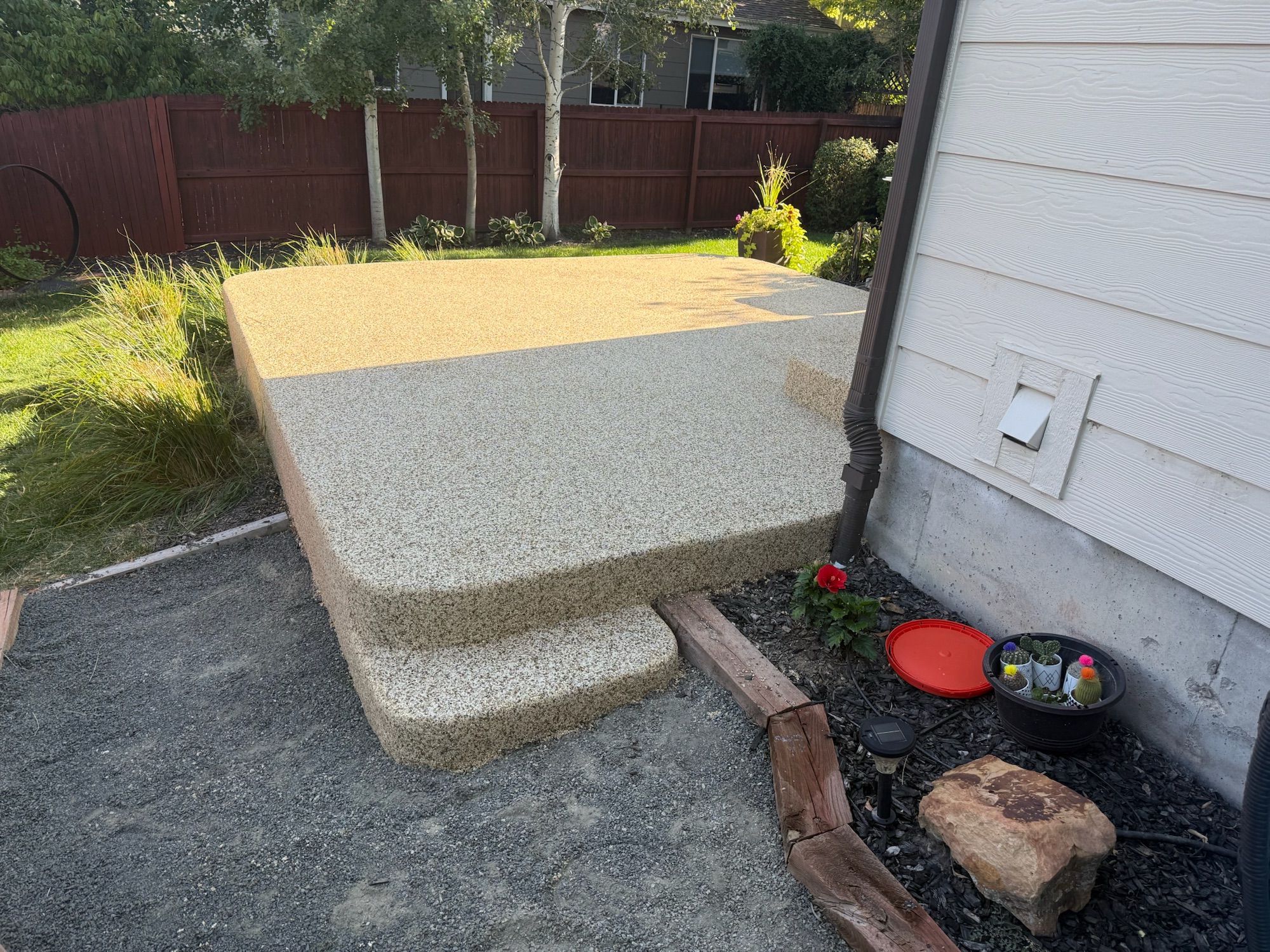 Raised Patio VUBA Stone Resurfacing - After