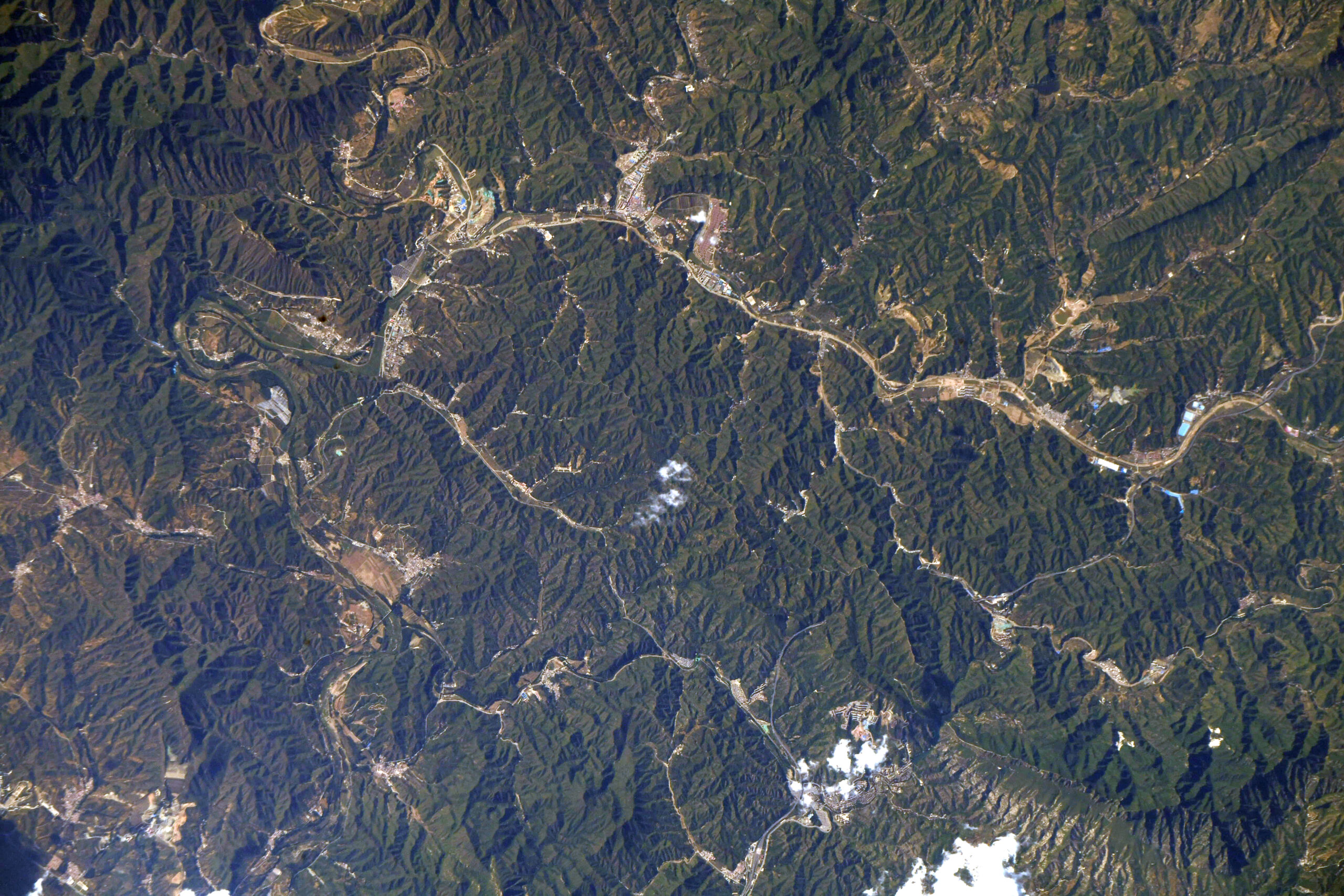 ISS Orbital Photograph — China Region