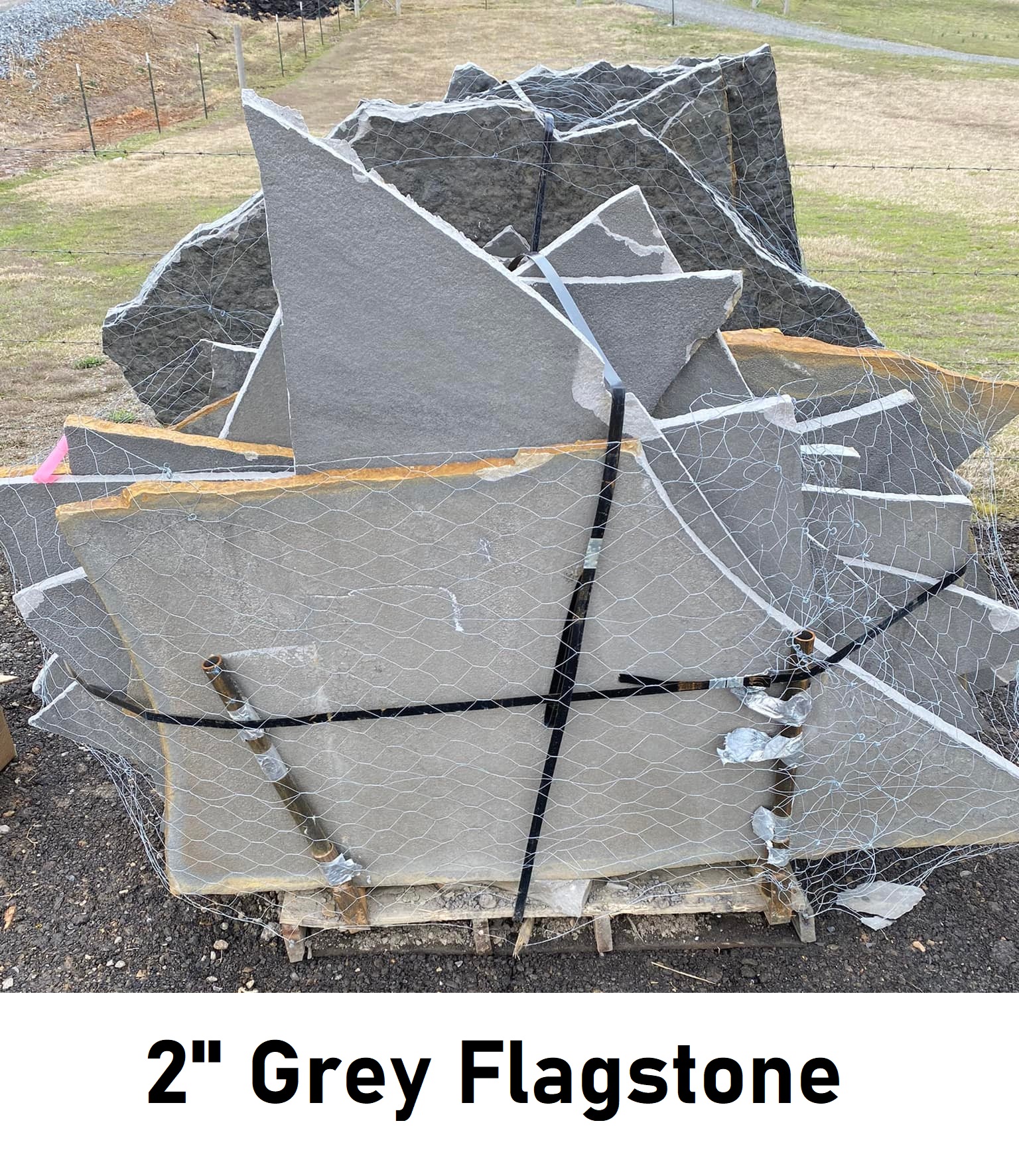 2" Grey Flagstone