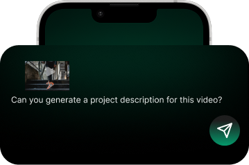 AI-generated project descriptions and case studies