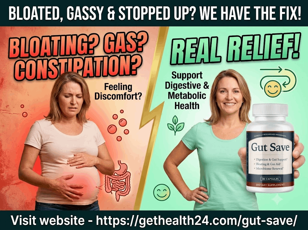 Gut Save digestive wellness comparison graphic