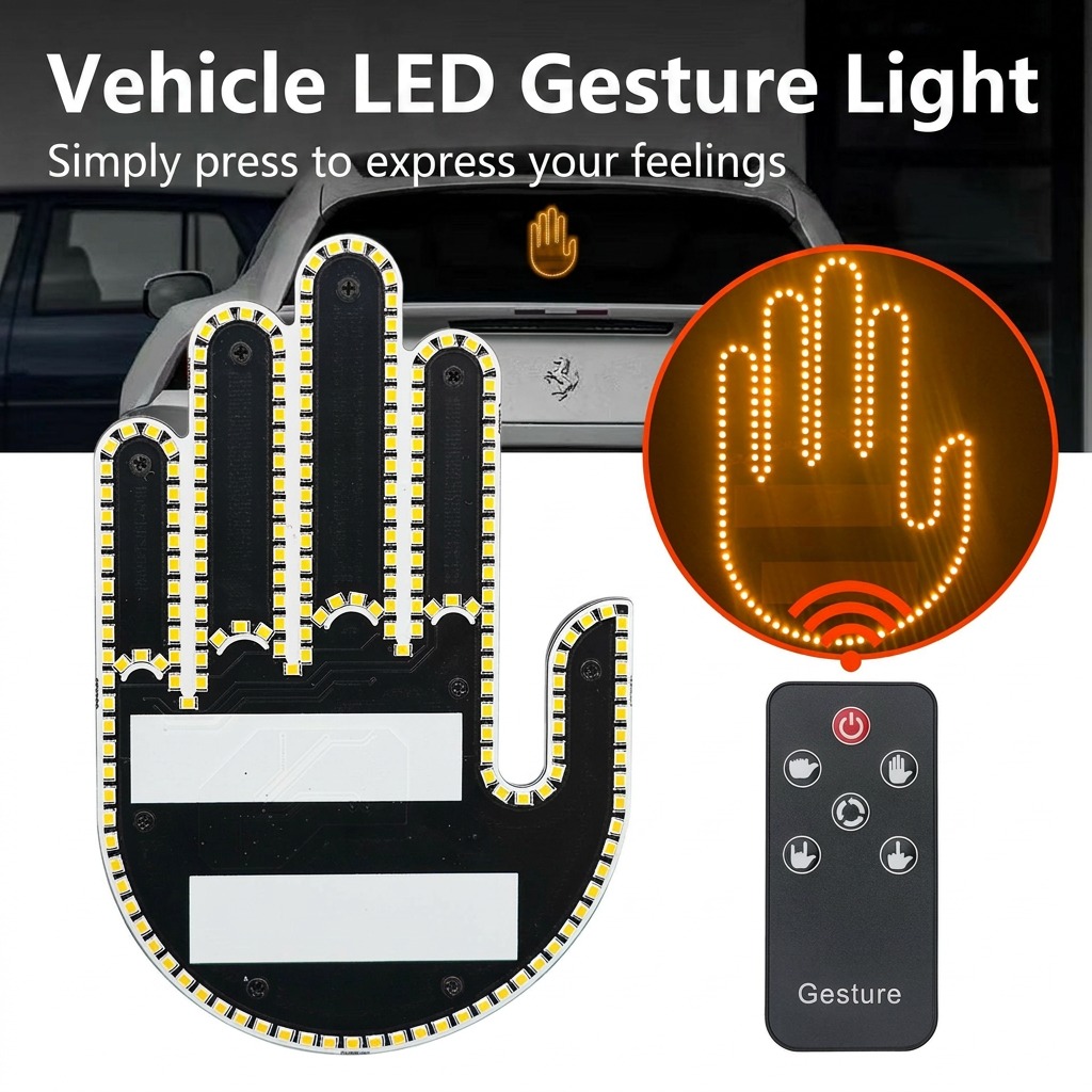 Vehicle LED Gesture Light