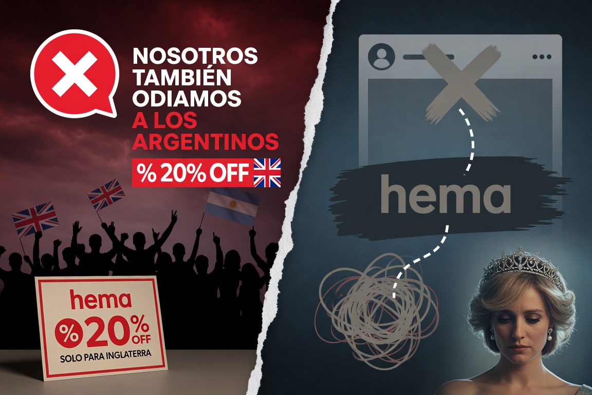 HEMA y la campaña "odiamos a los argentinos": lo que pasa cuando una marca no sabe pedir perdón