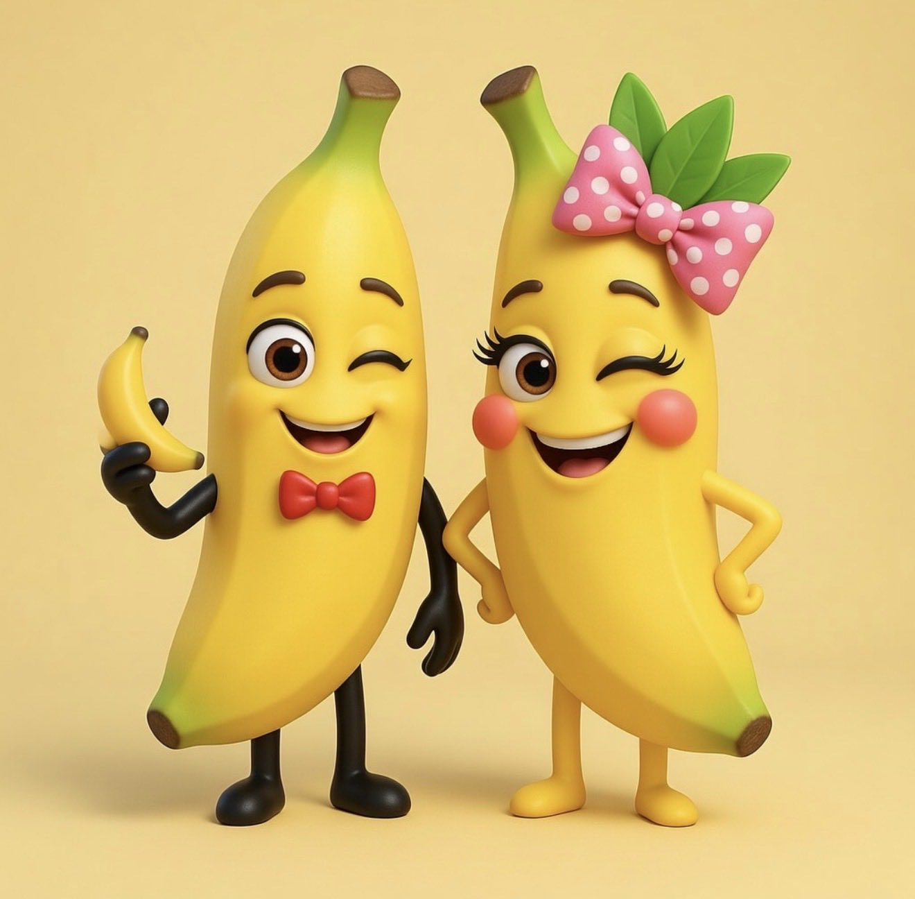 bananina with her bestie