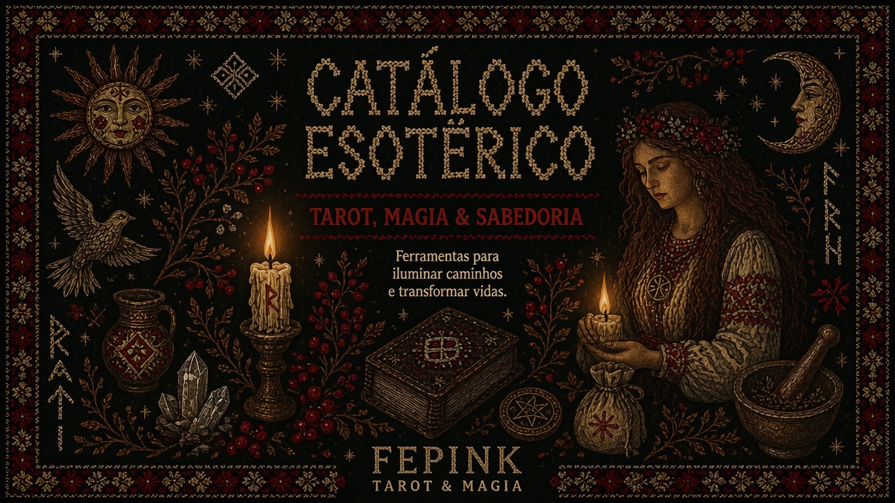 Catálogo Esotérico - FEPINK Tarot, Magia & Sabedoria