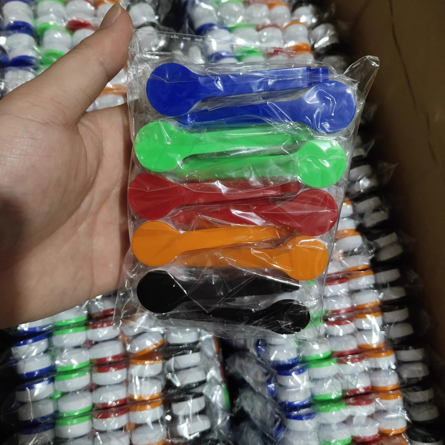 Pack de 5 brosses de nettoyage multicolores
