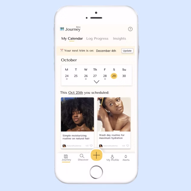 Track and calendar feature
