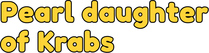 Pearl daughter of Krabs