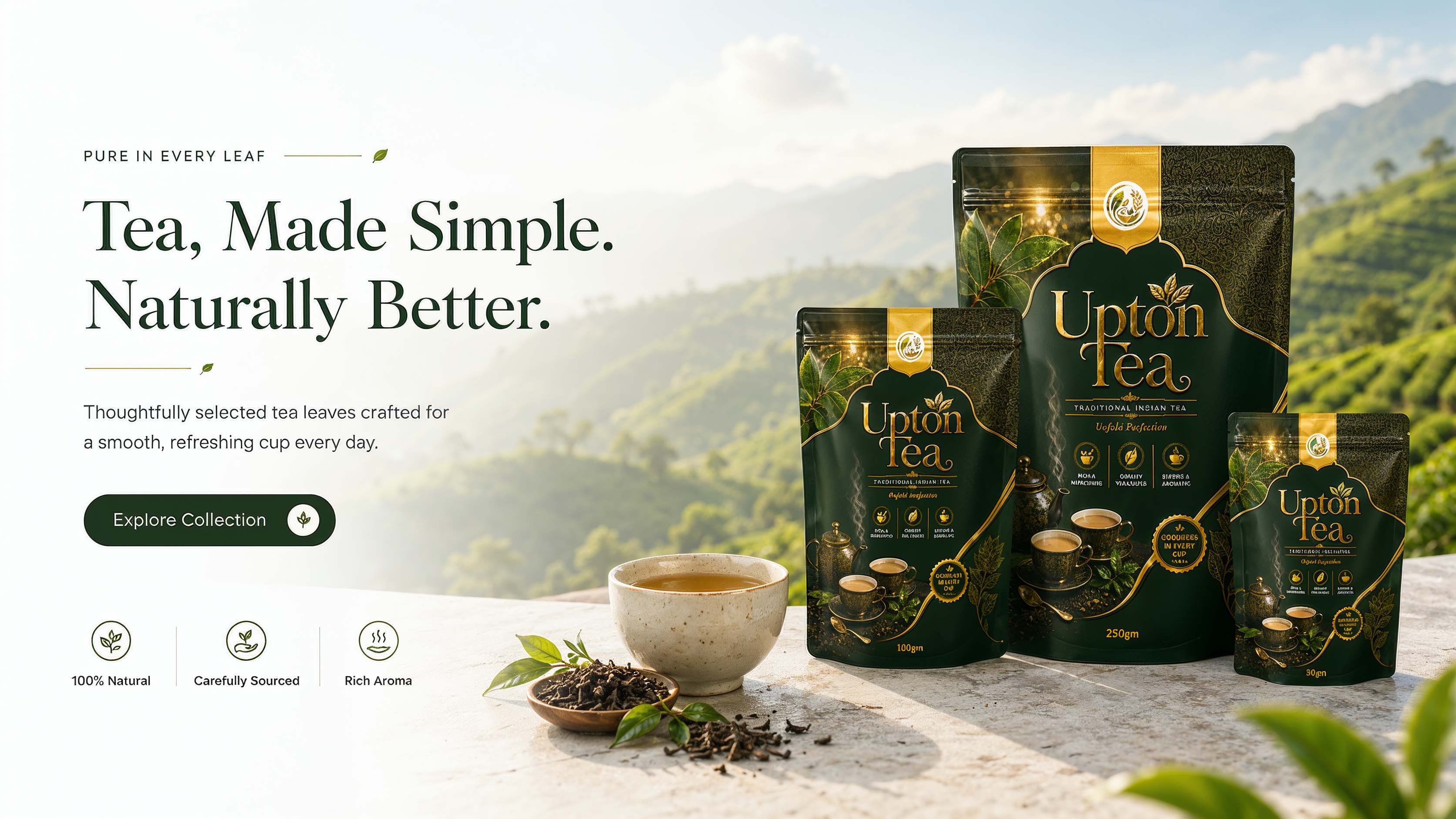 Tea, Made Simple. Naturally Better.