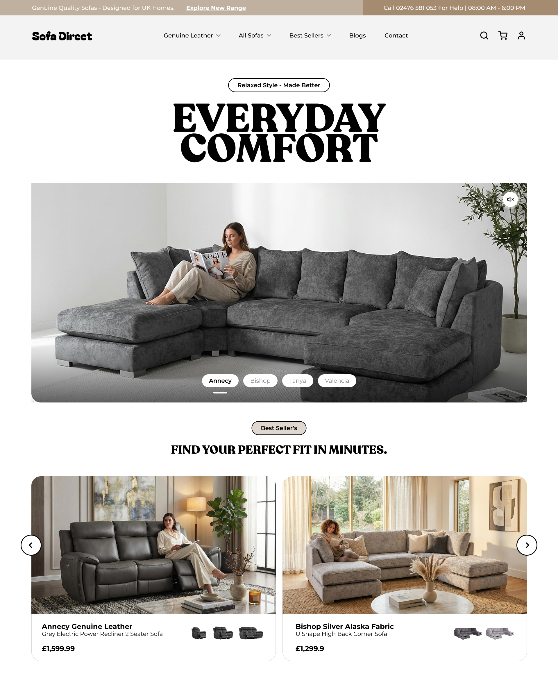 Sofa Direct - Website