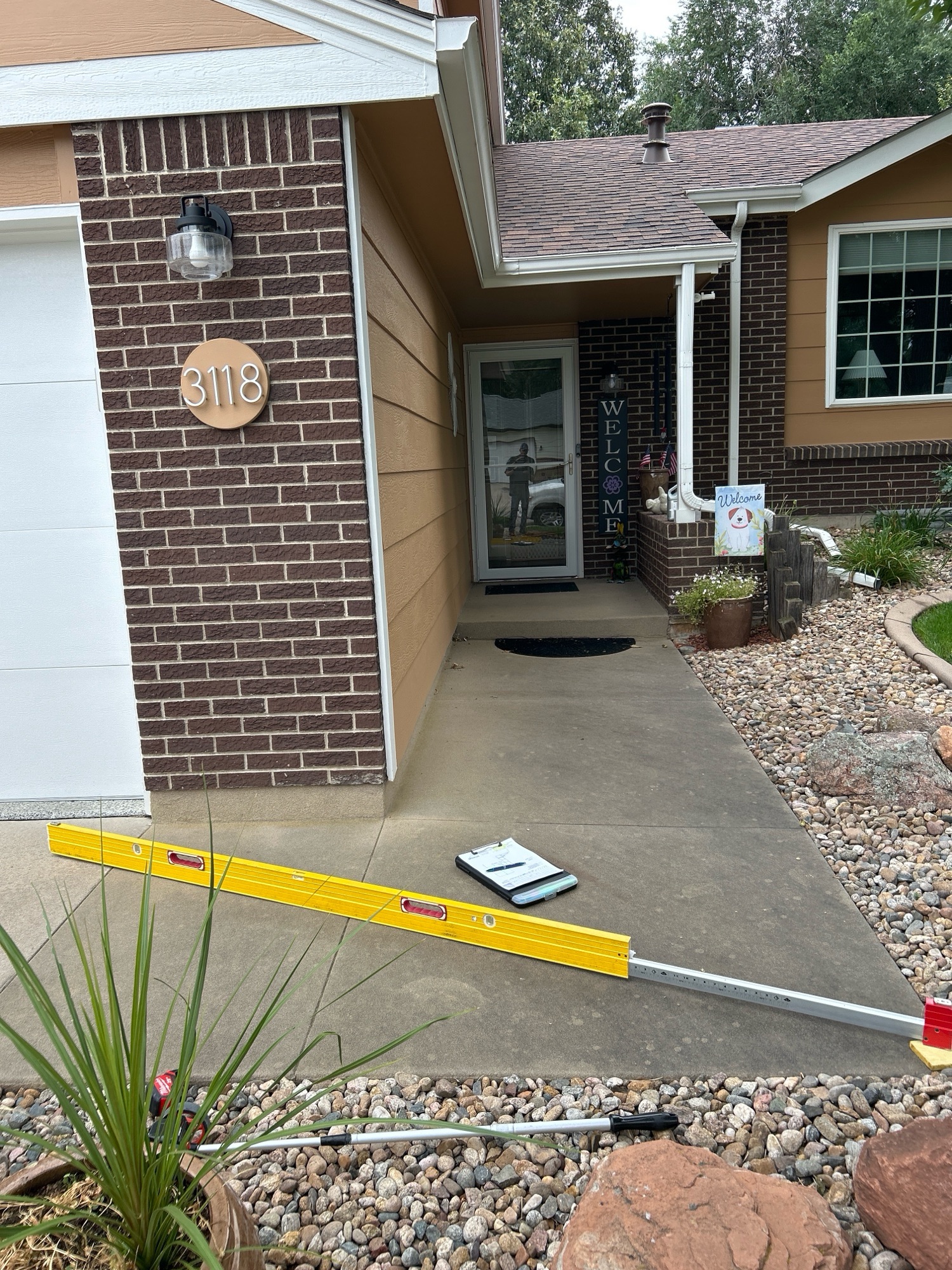 Front Walkway VUBA Resurfacing - Before