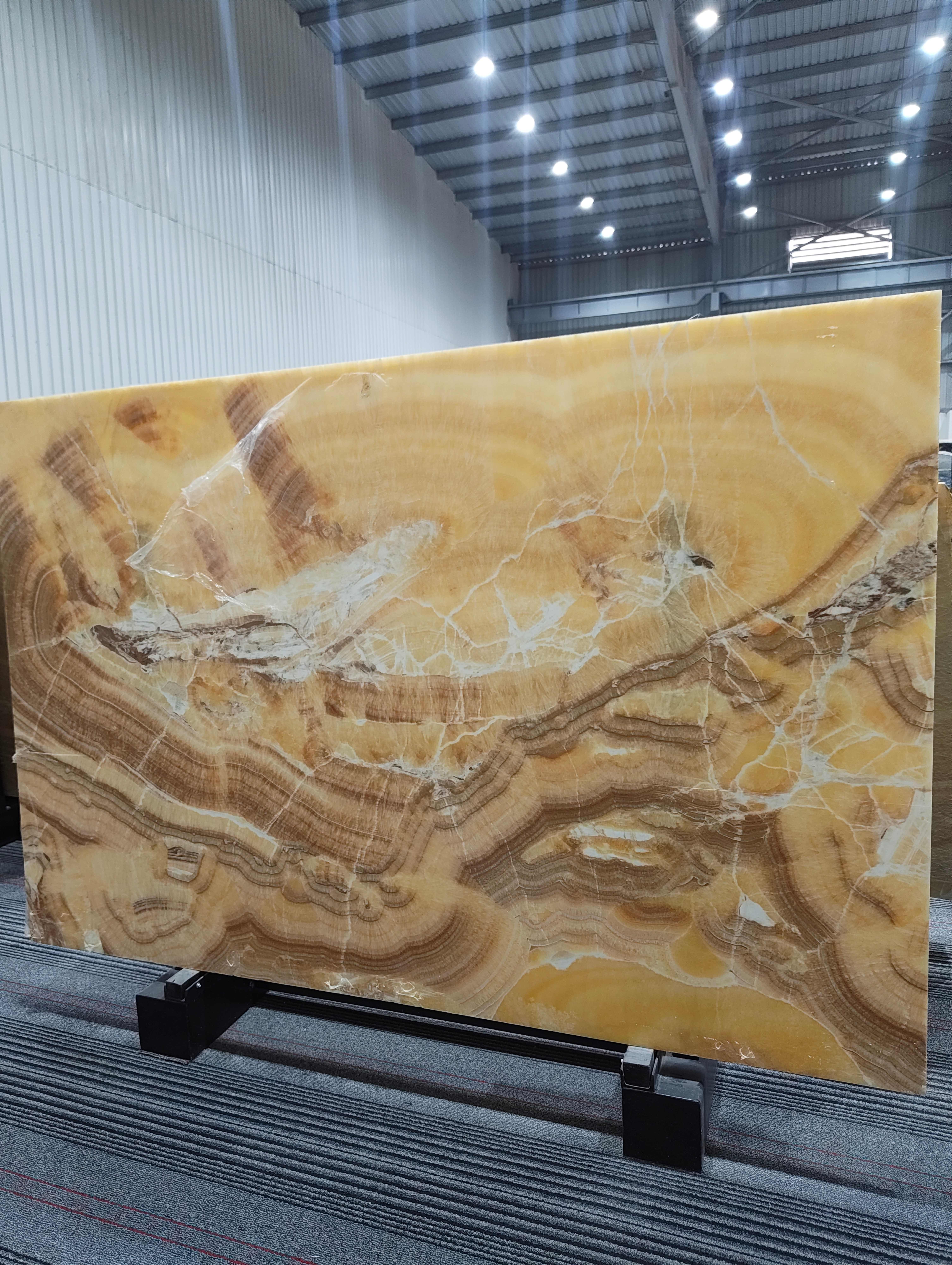 Honey Onyx full warehouse lot view