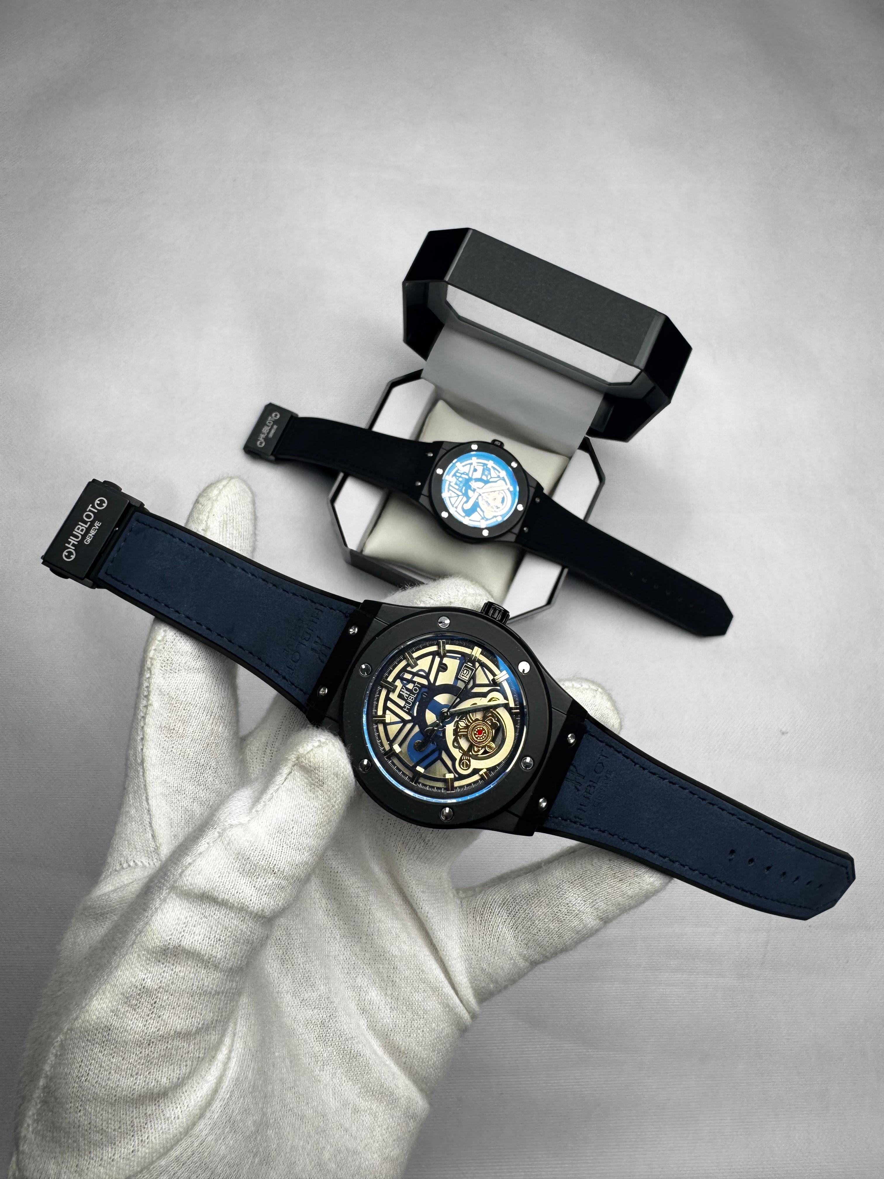 Hublot Classic Fusion Aerofusion Black Magic Correa Azul