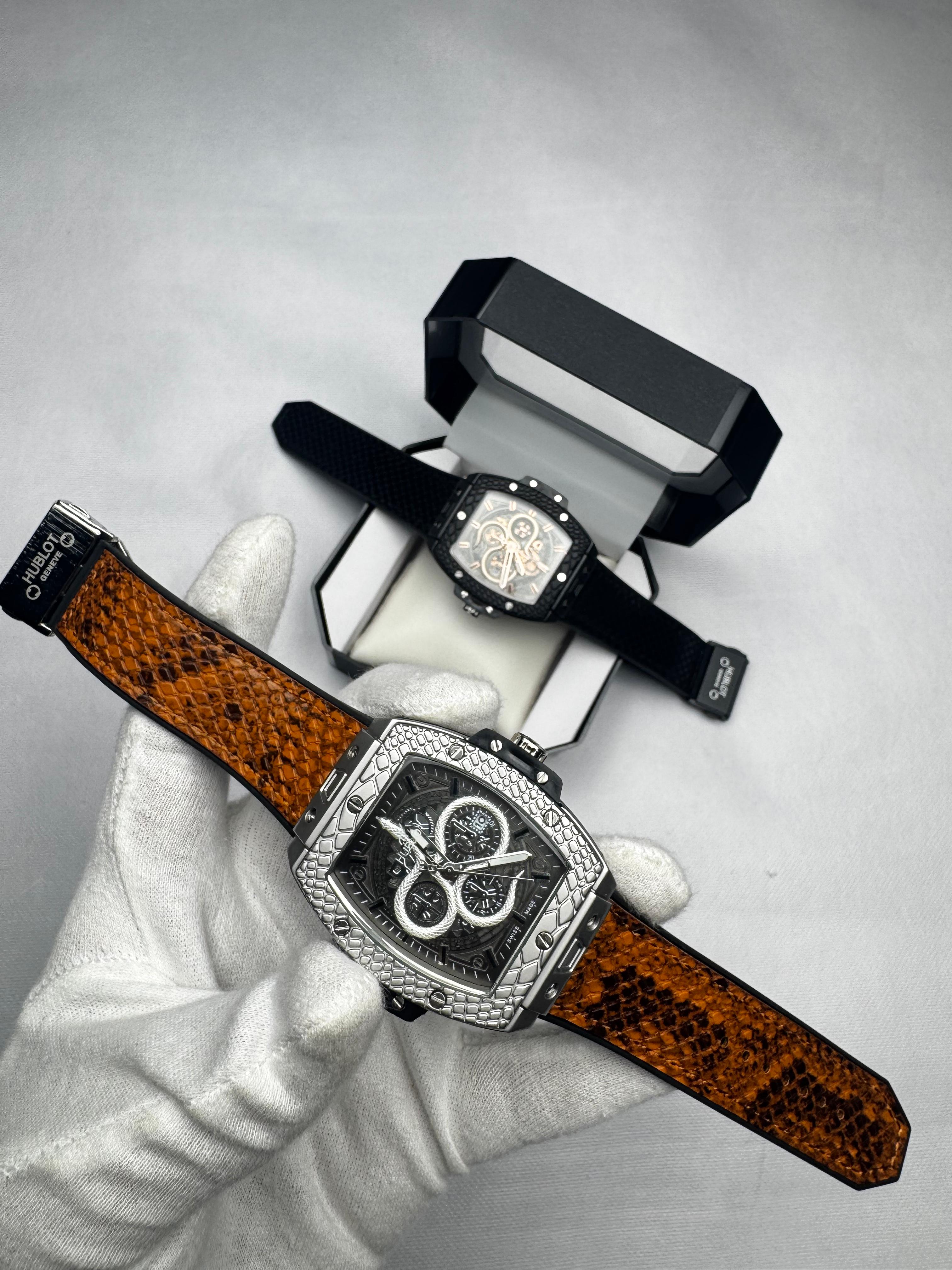 Hublot Spirit of Big Bang Chronograph Correa Naranja