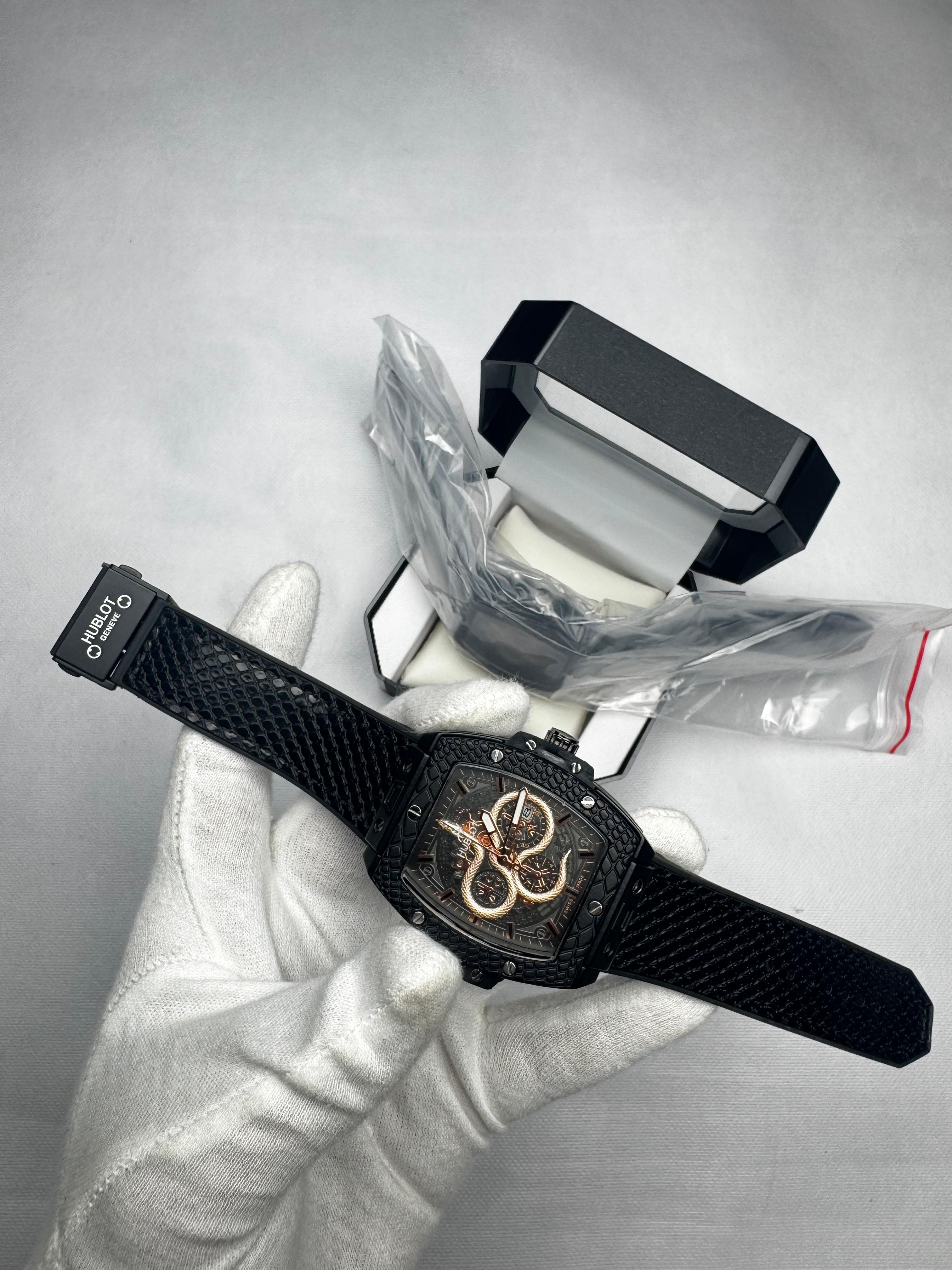 Hublot Spirit of Big Bang Chronograph Serpiente Dorada