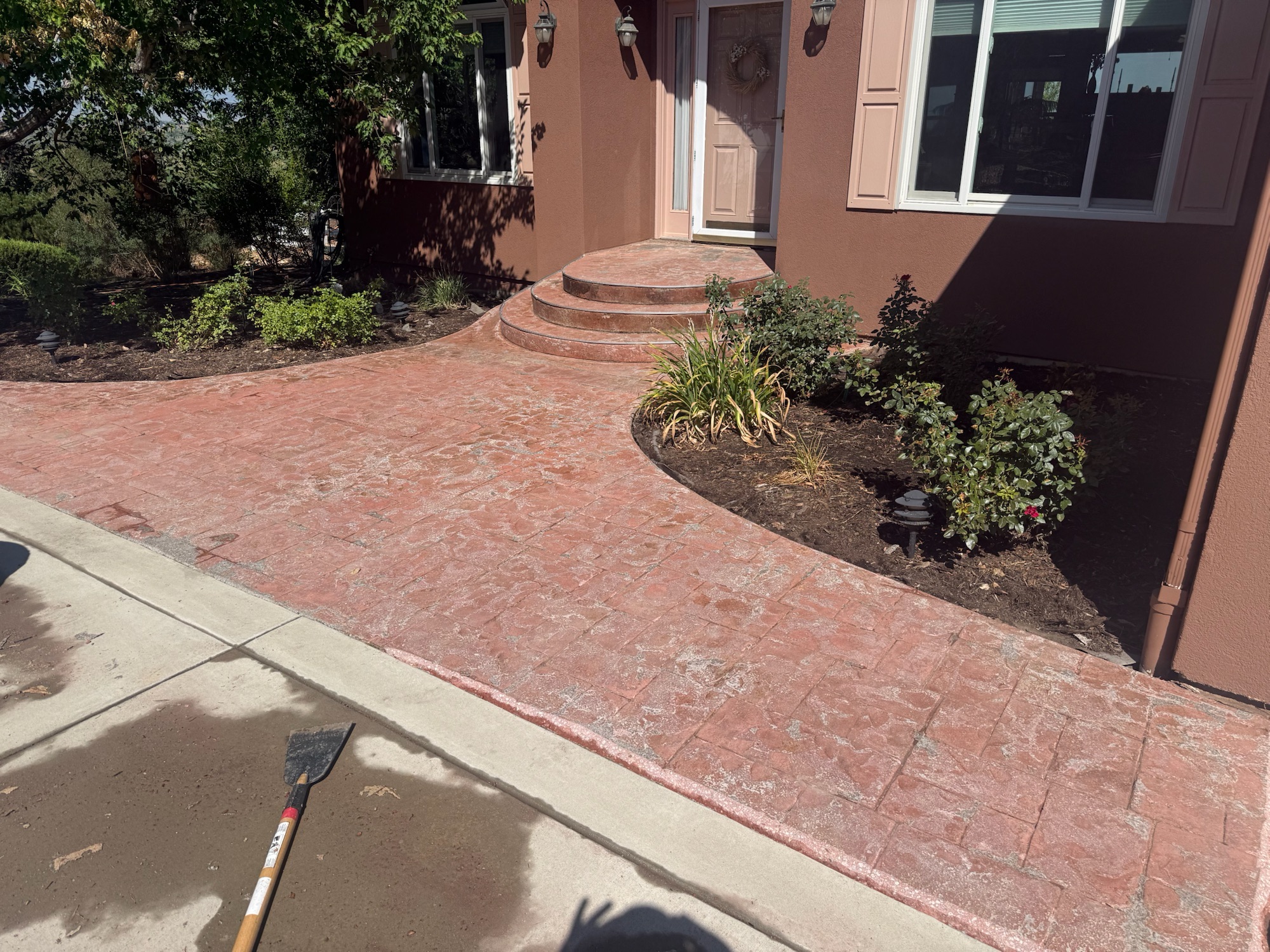 Front Walkway & Steps VUBA Resurfacing - Before