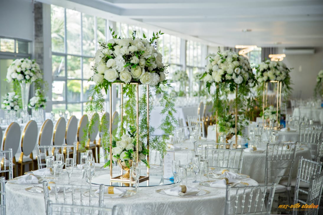 White Garden Wedding