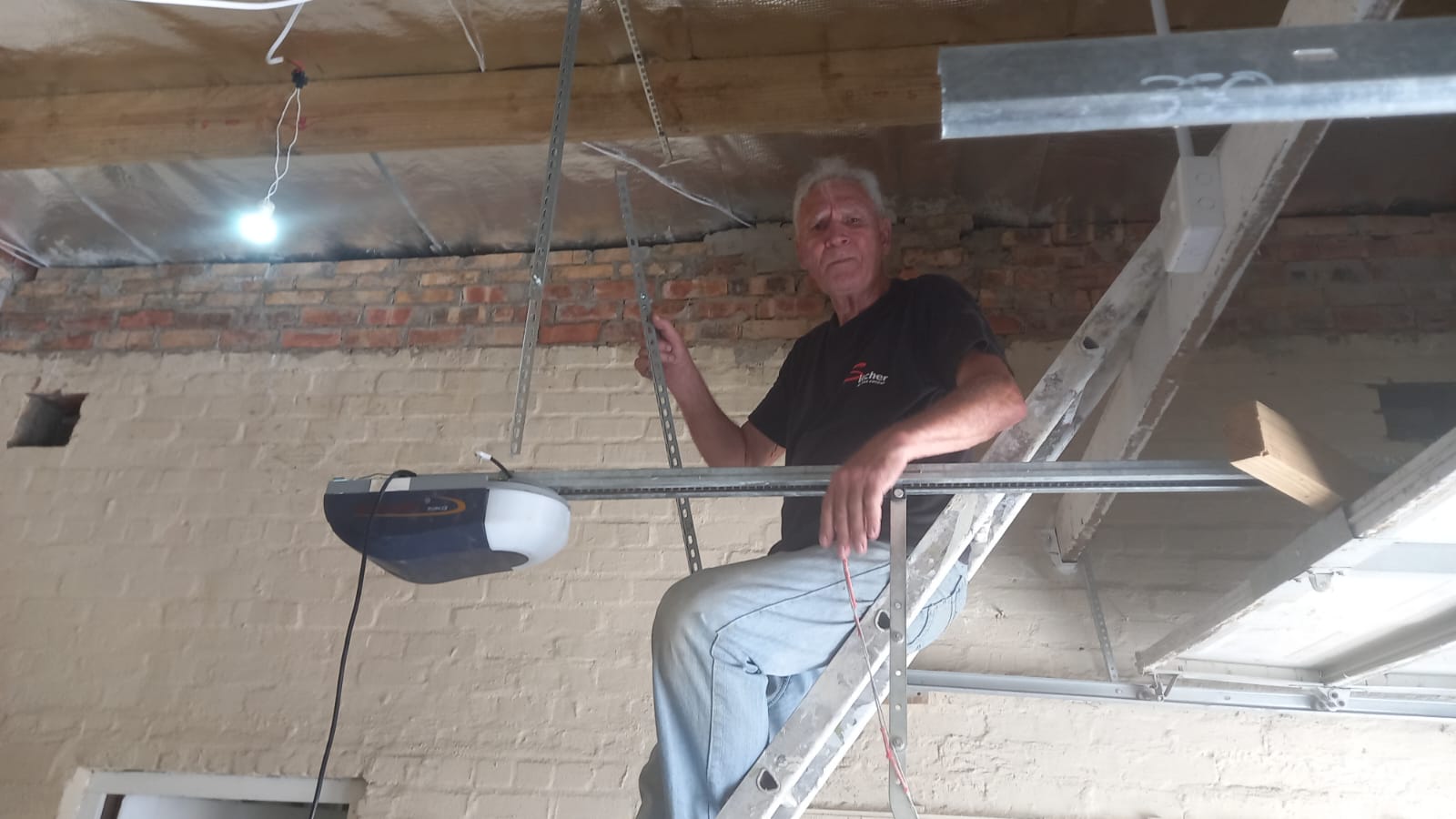 Garage door installation