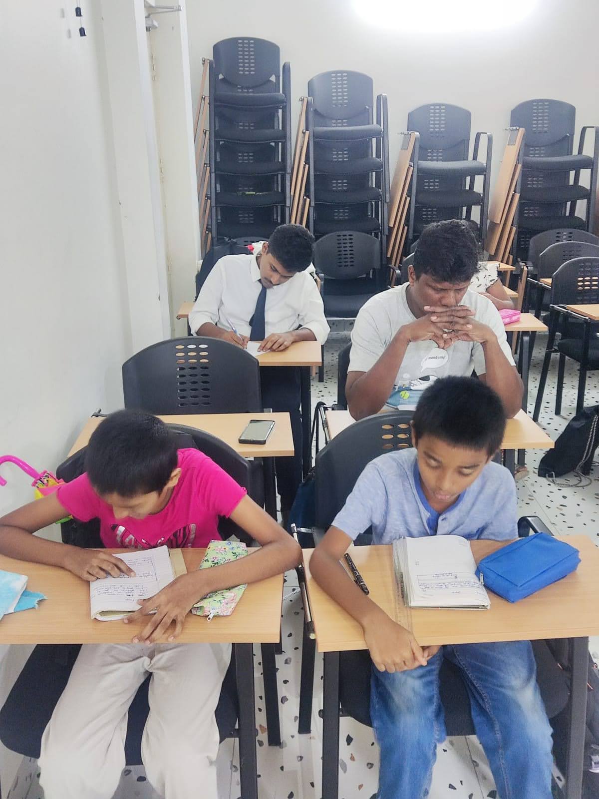 Students Focused on Studies