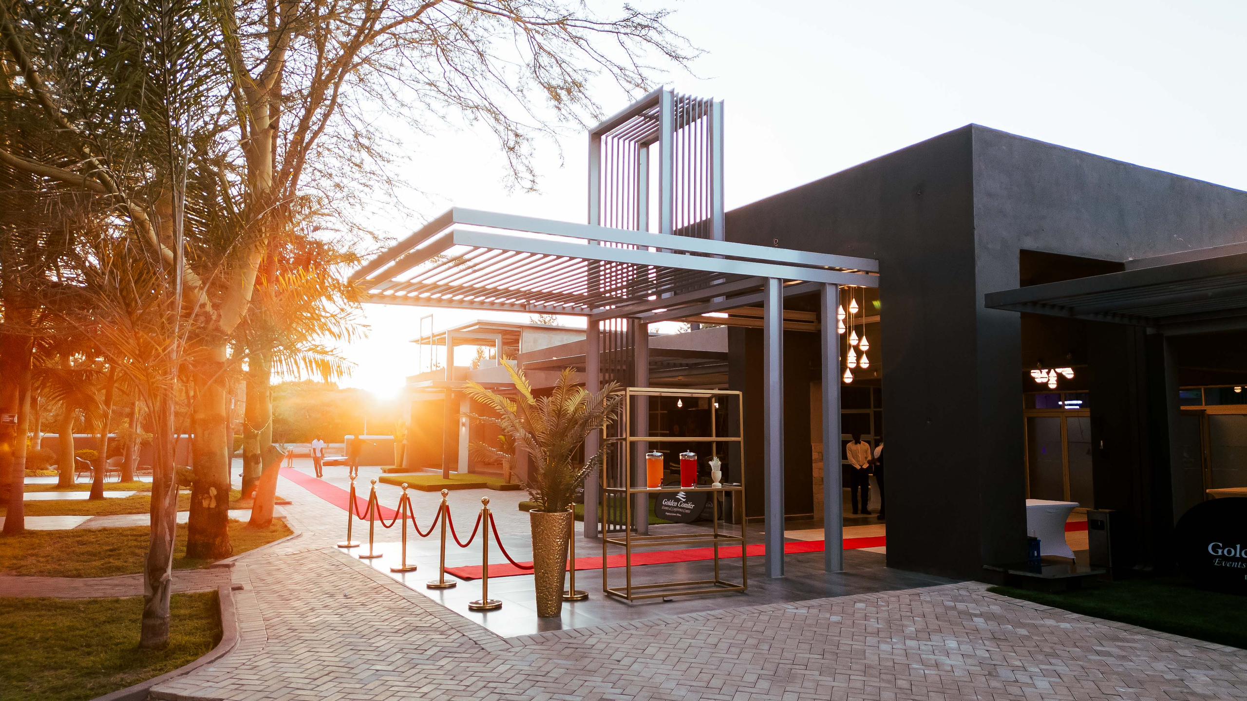 Grand Entrance at Sunset