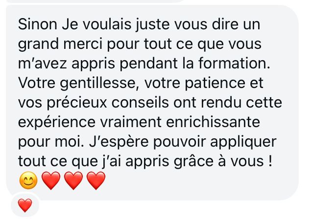 Témoignage stagiaire 3