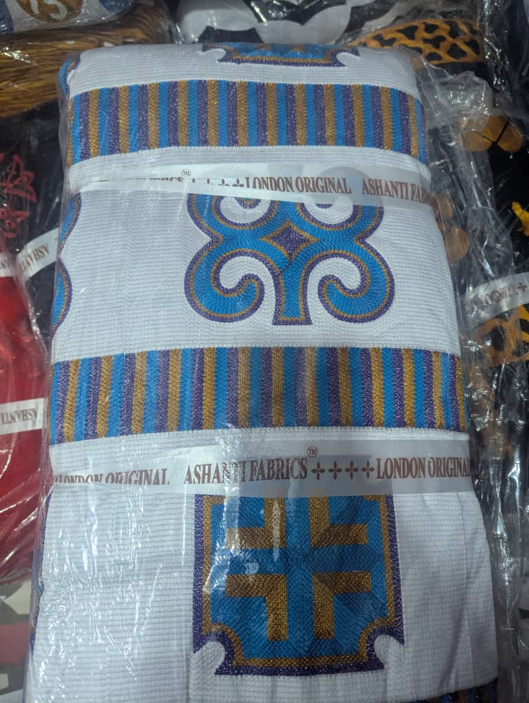 Ashanti Fabrics Royal Bleu