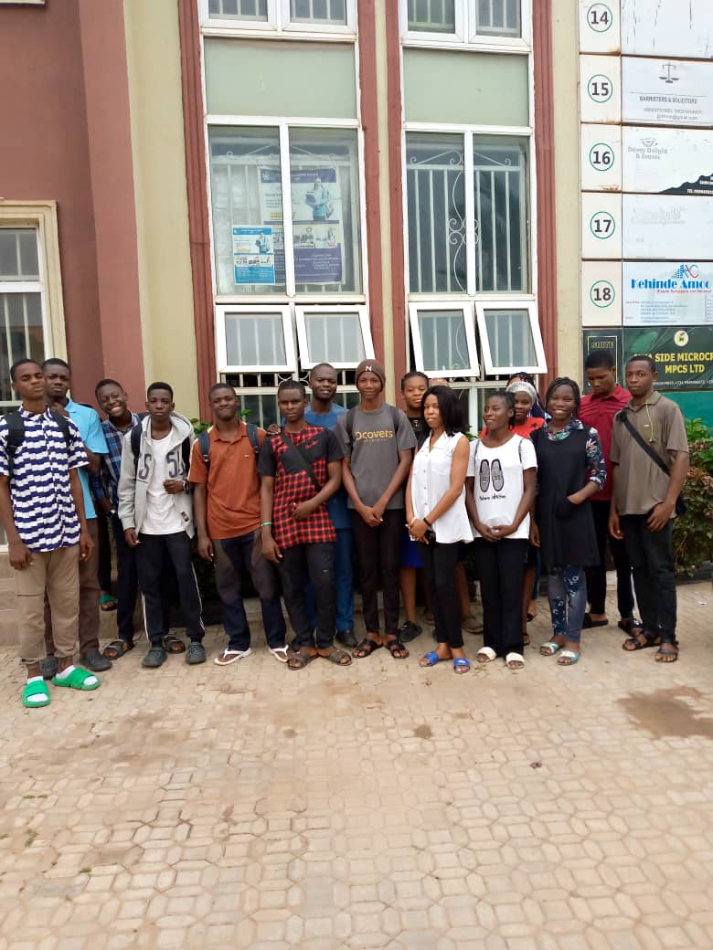 Group of students and staff