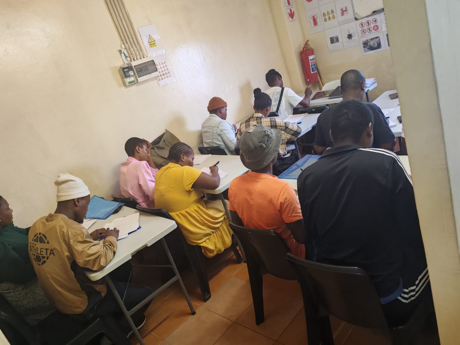 Group training session in progress