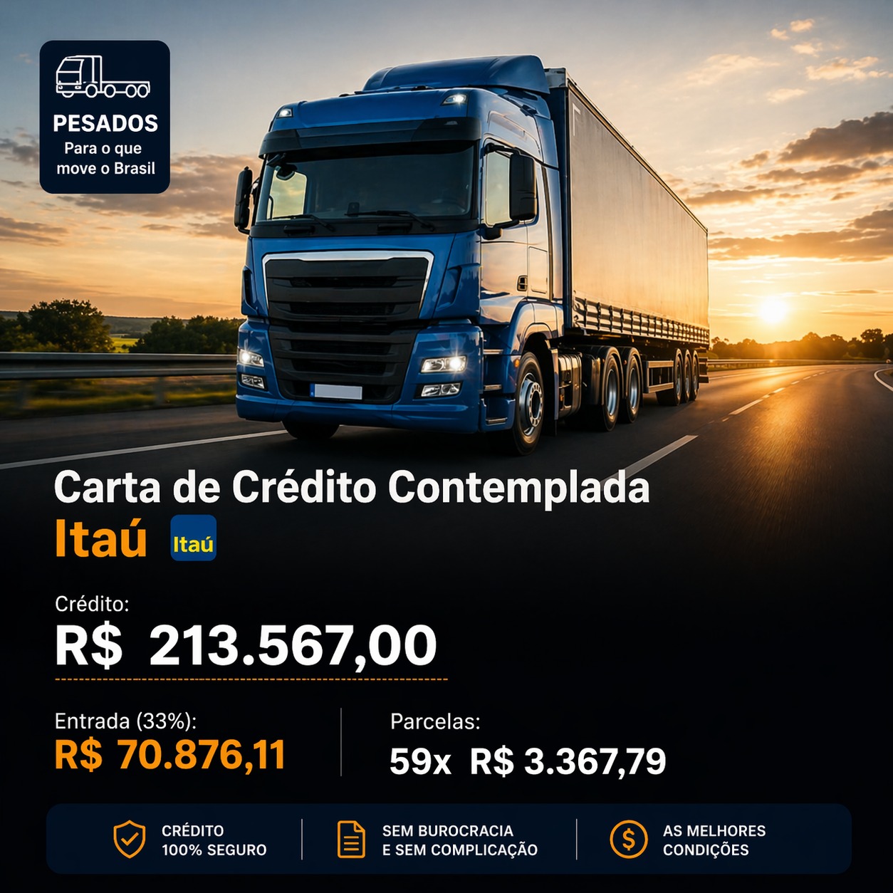 Pesados R$ 213.567,00
