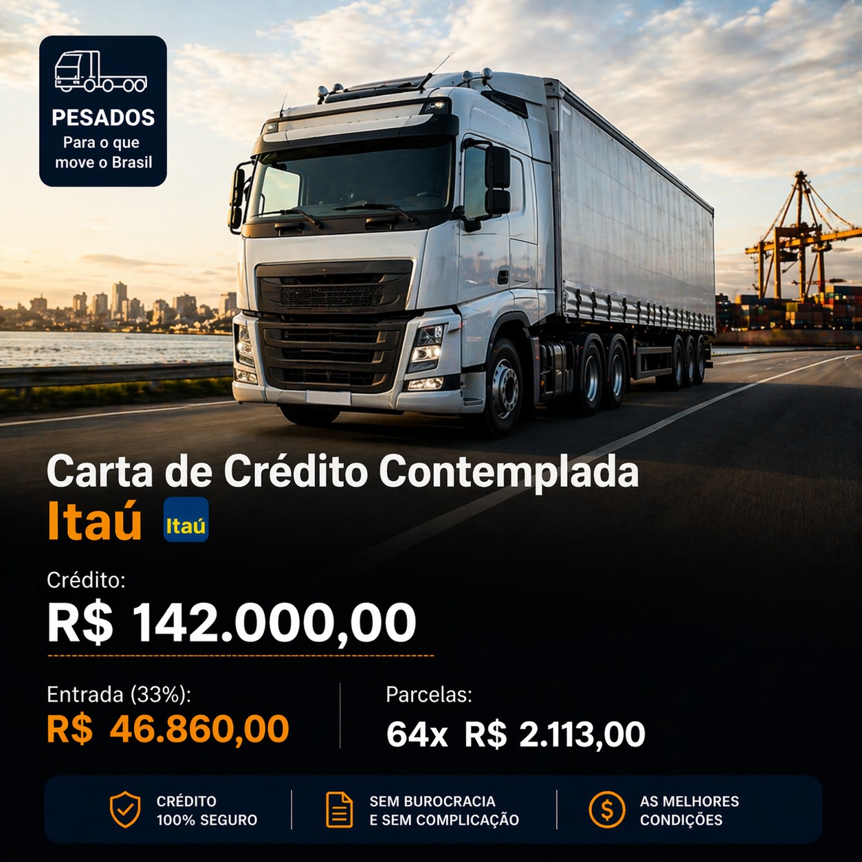 Pesados R$ 142.000,00