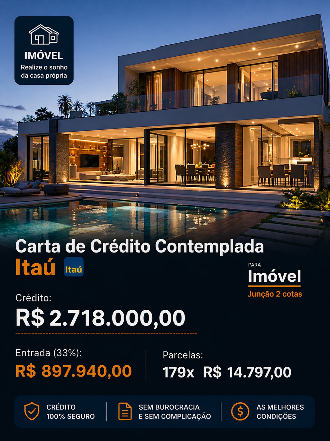 Imóvel R$ 2.718.000,00