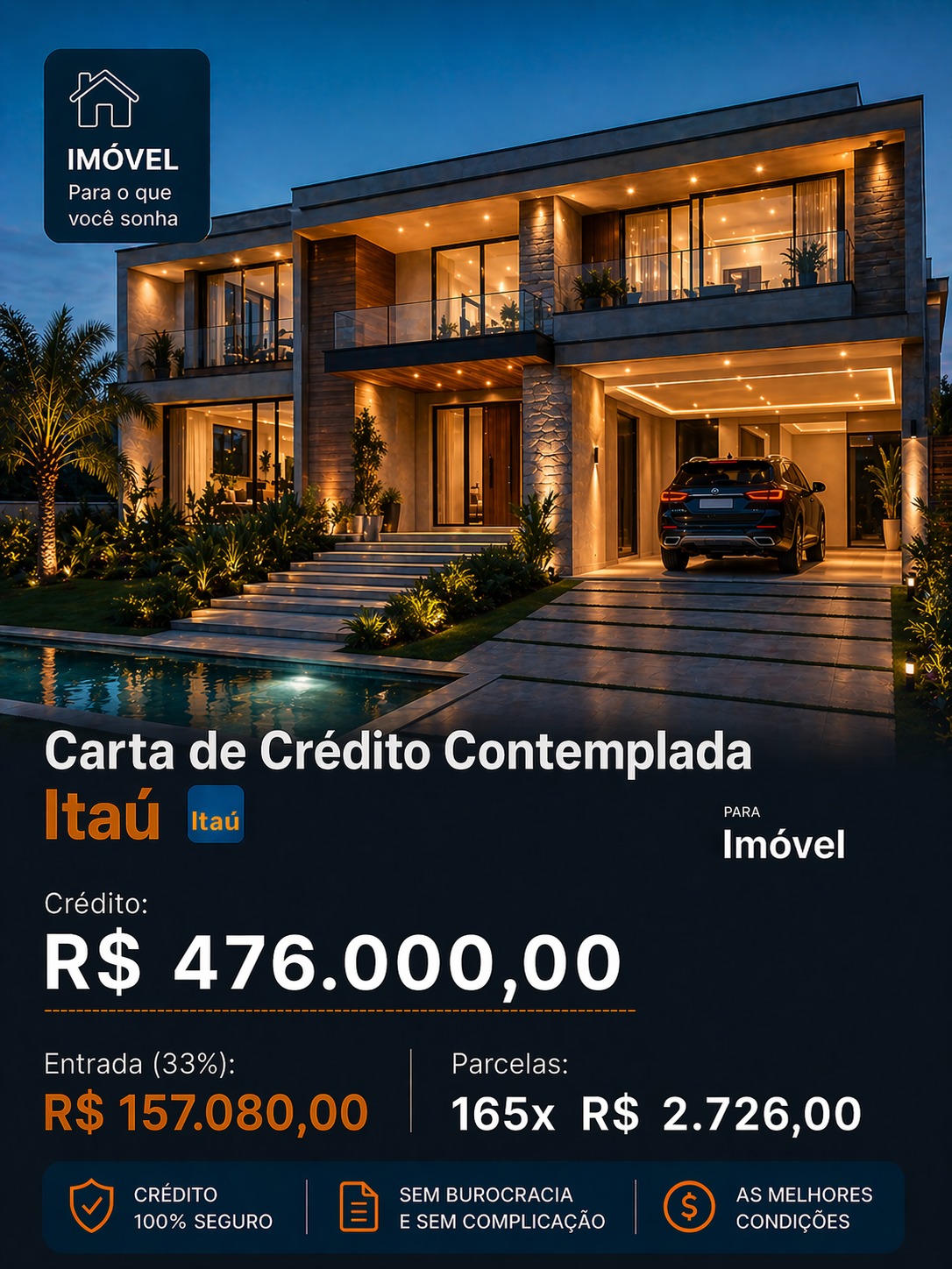 Imóvel R$ 476.000,00