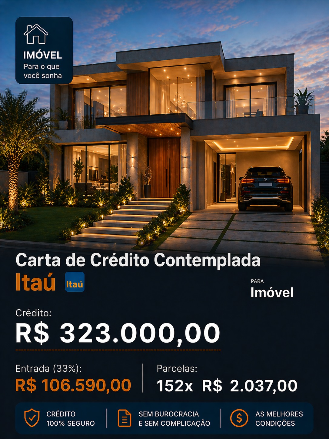 Imóvel R$ 323.000,00