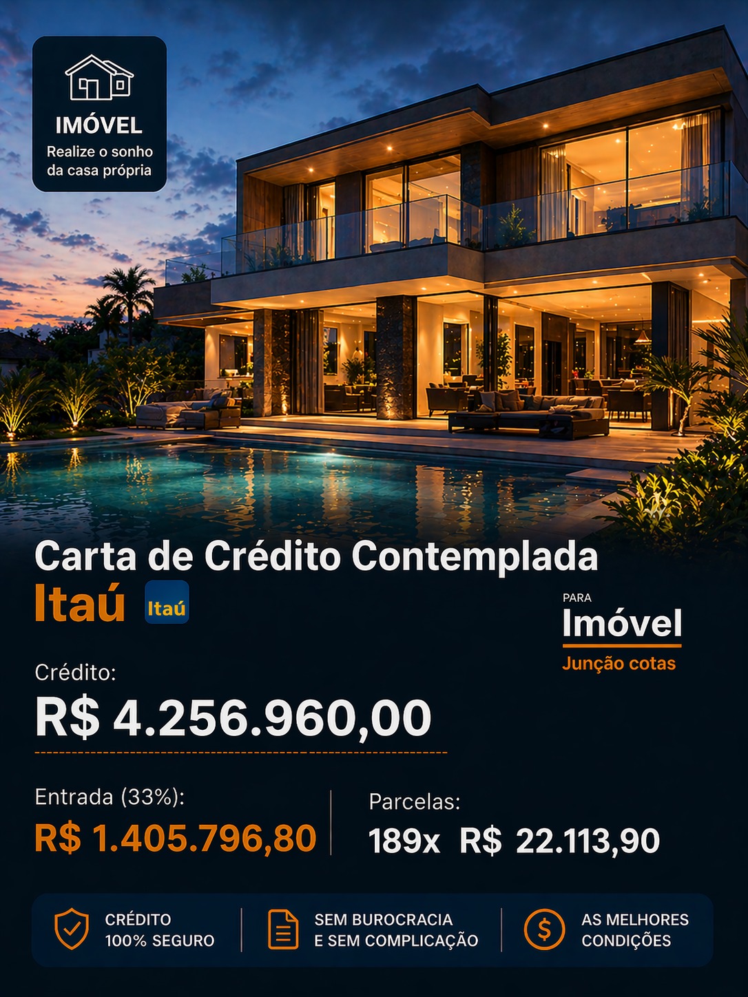 Imóvel R$ 4.256.960,00