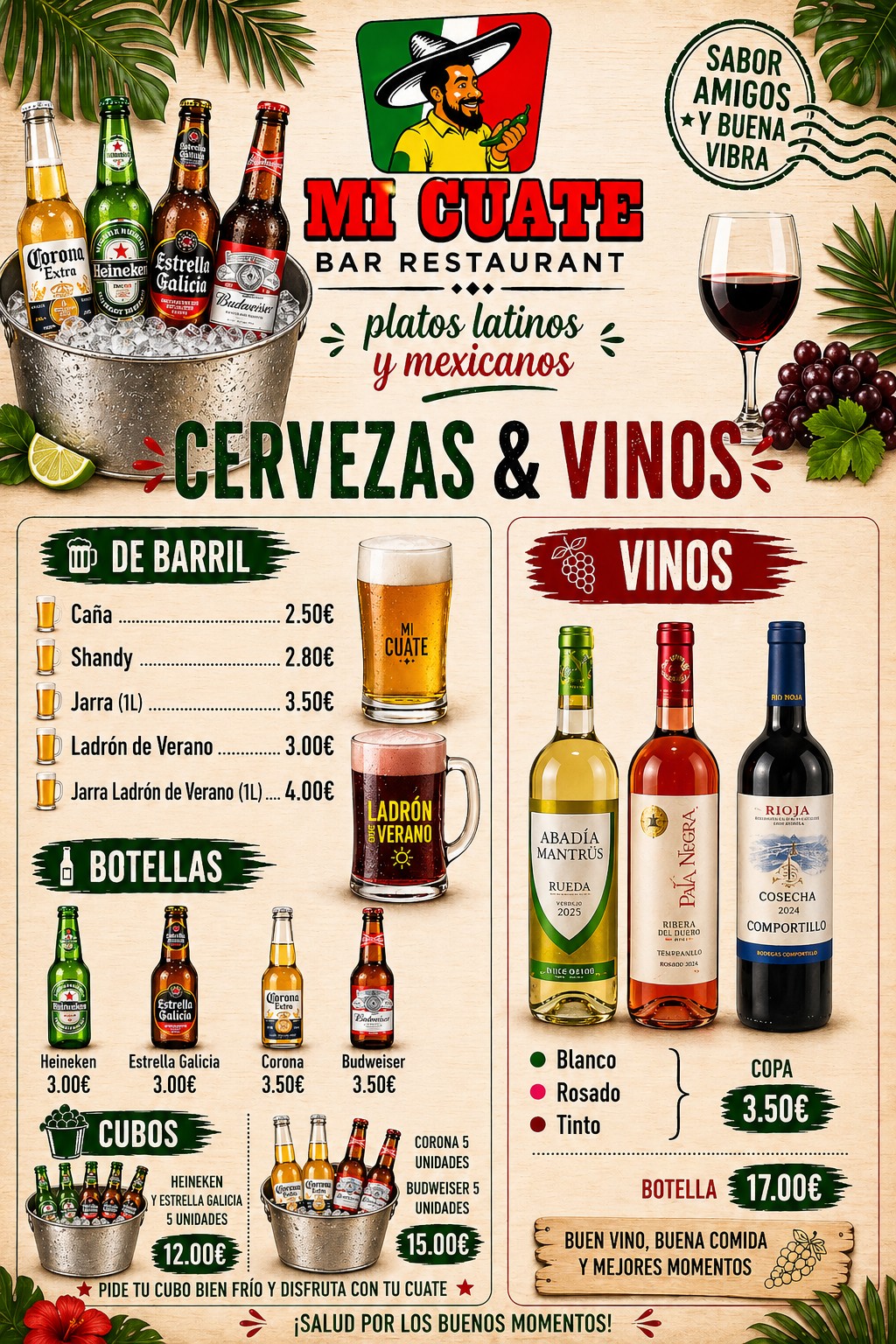 Cervezas & Vinos