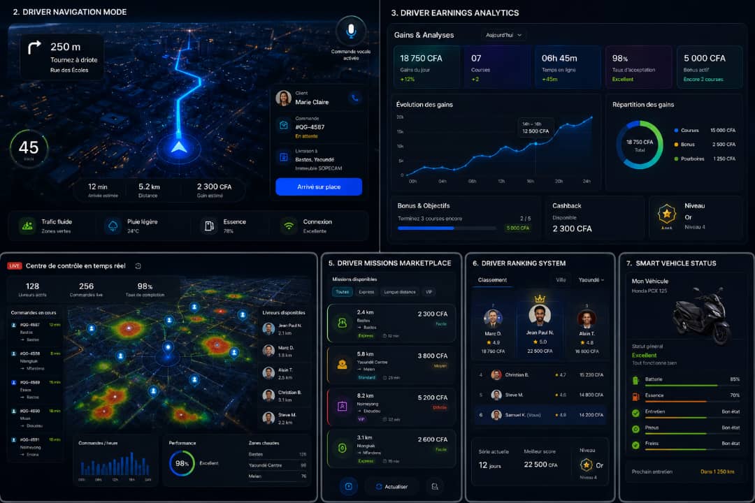 QuickGo Driver Dashboard