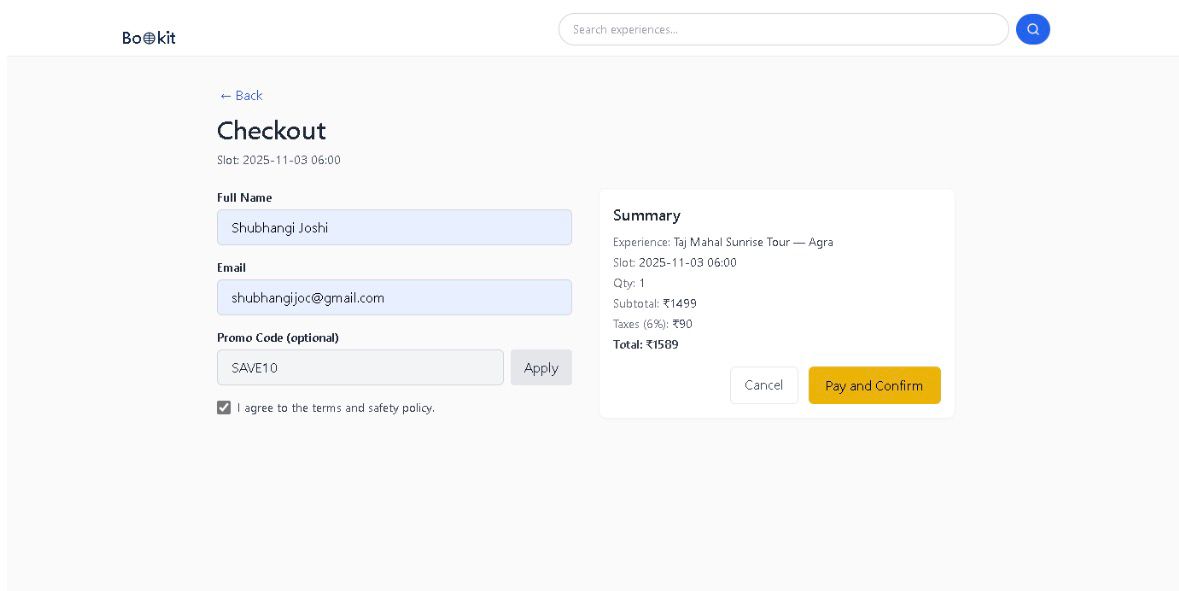 BookIt preview 3