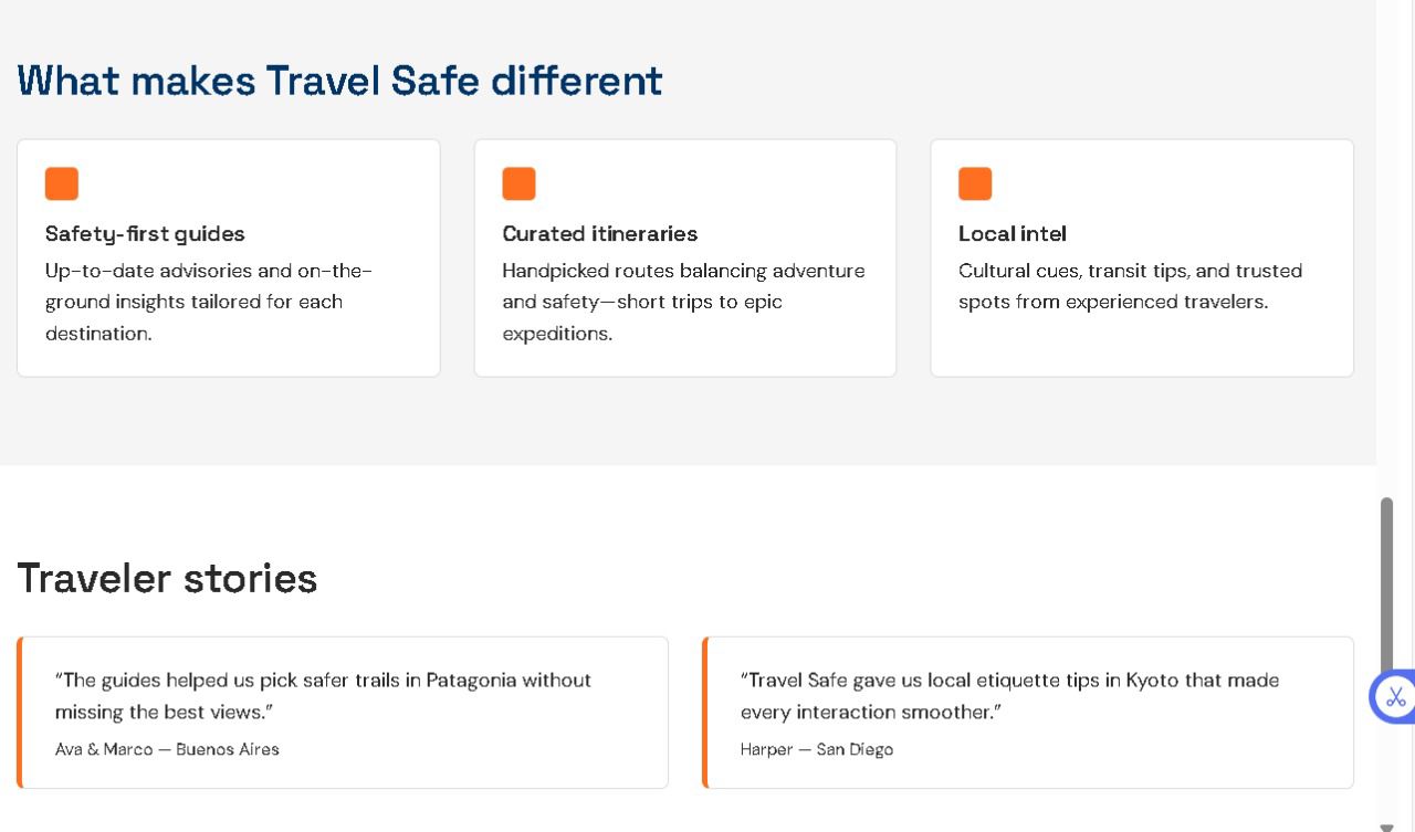 Travel Website preview 2