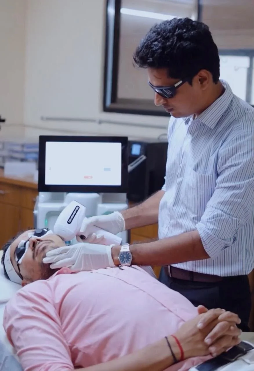 Triple Wavelength Laser Treatment