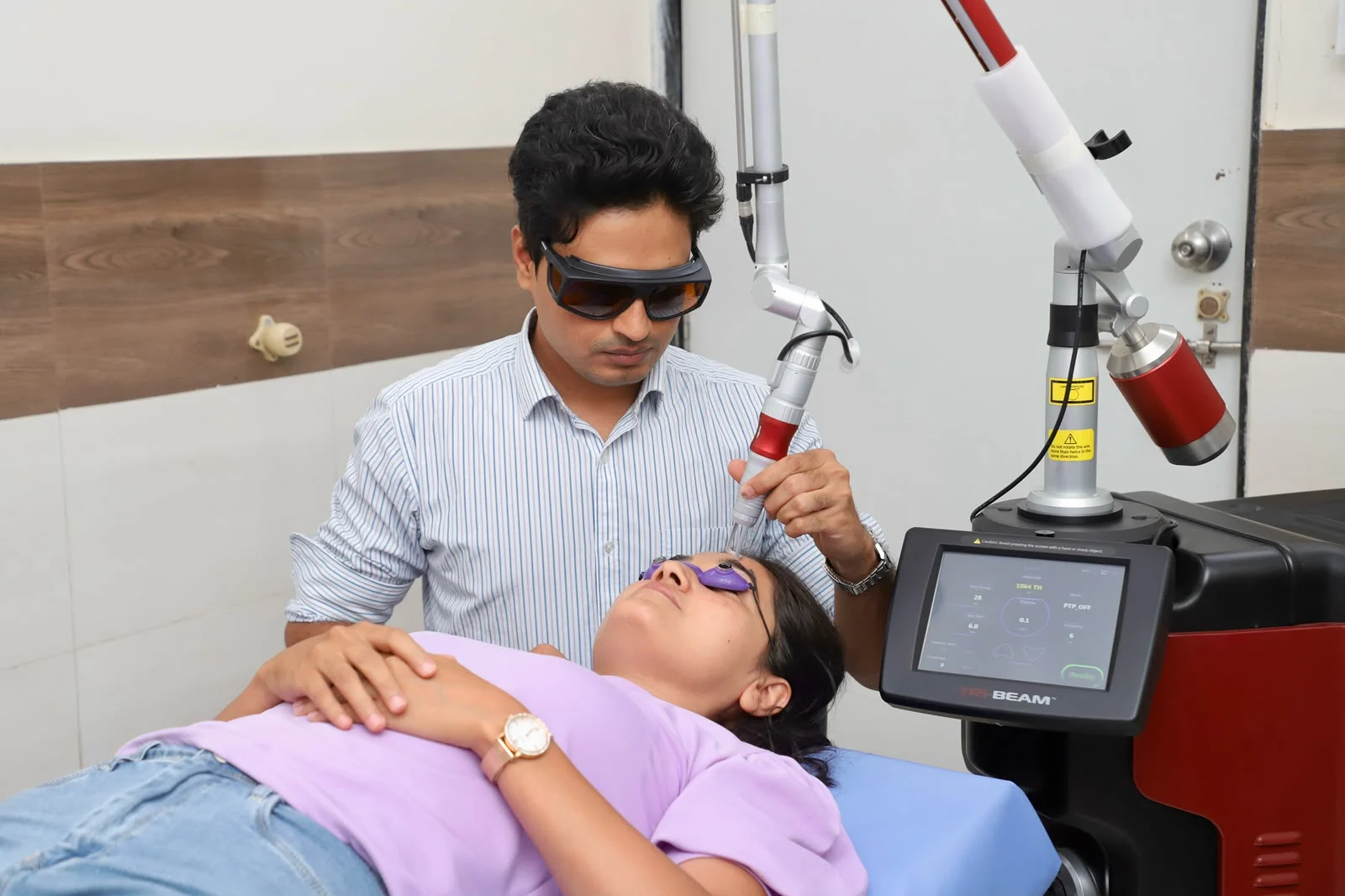 TriBeam Laser Treatment Procedure