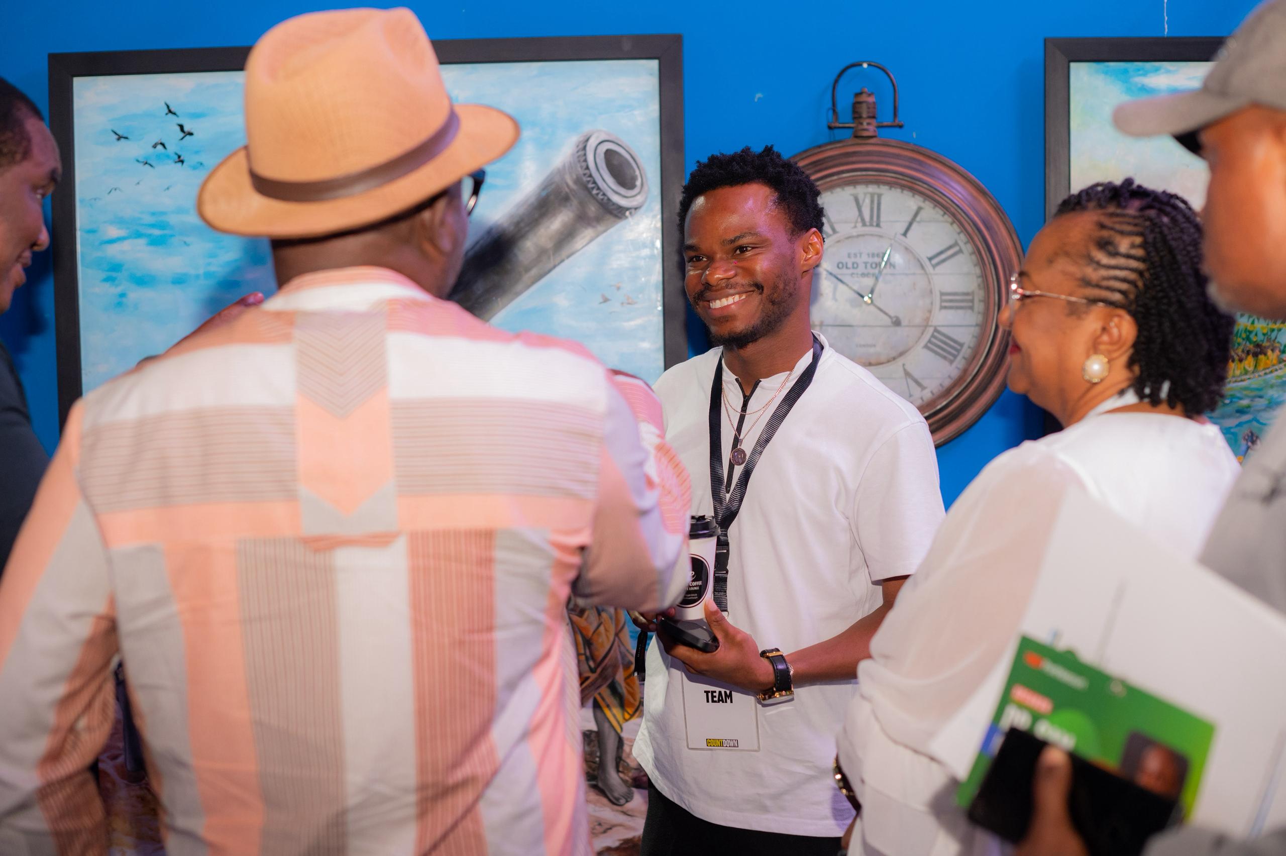 Ibim Cookey engaging at exhibition