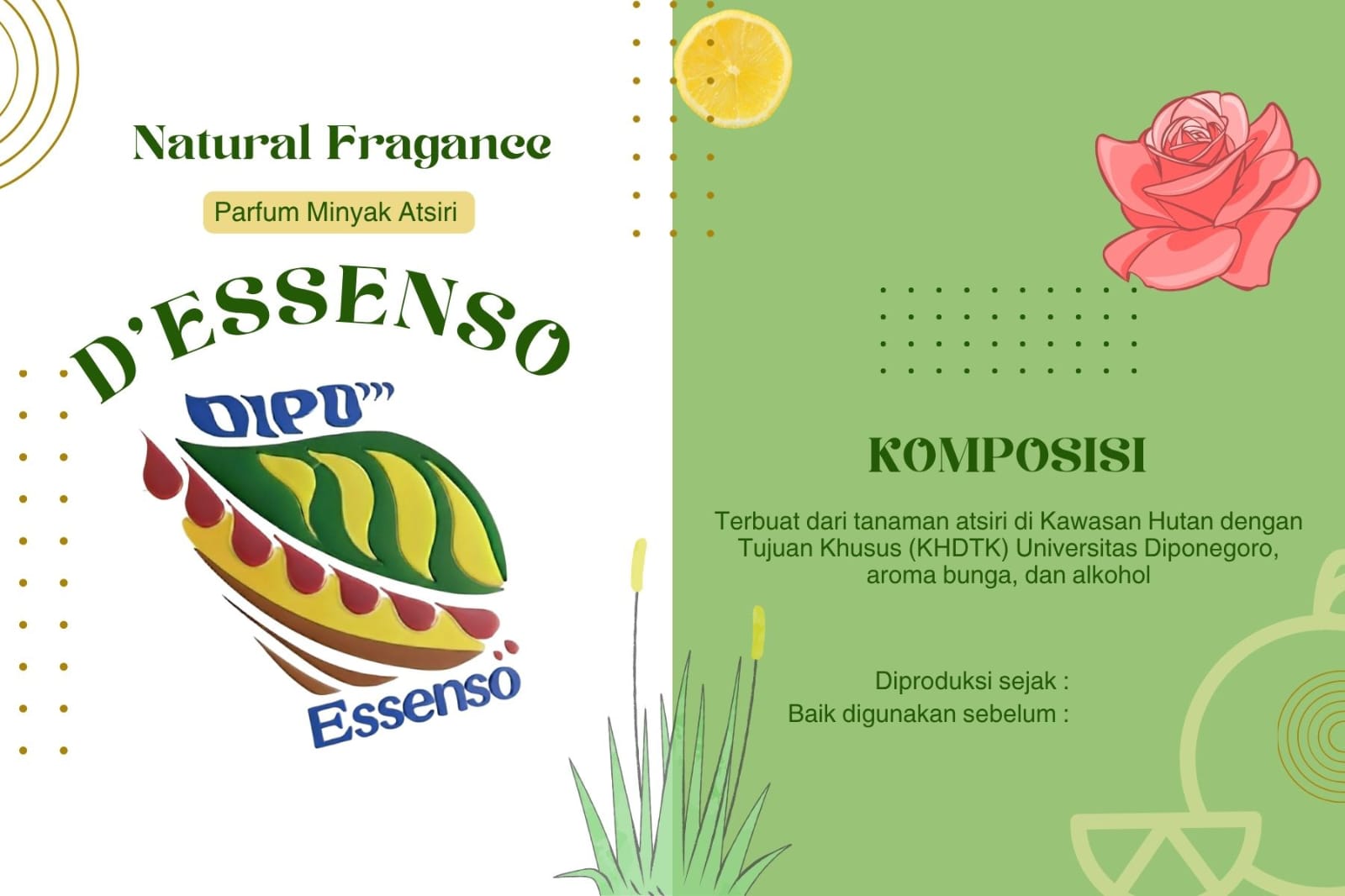 D'ESSENSO DIPO - Natural Fragrance Product