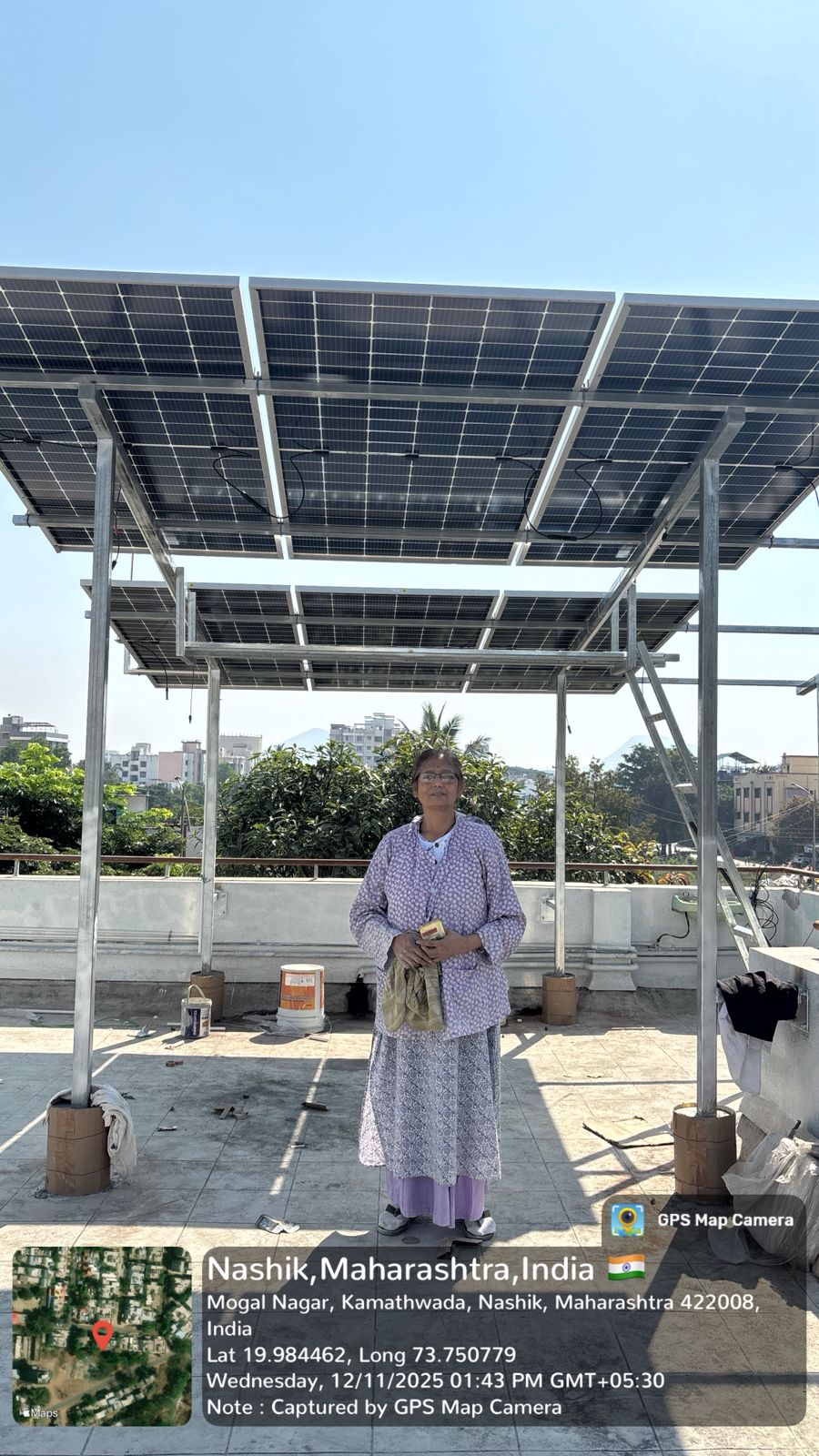 Residential rooftop, Kamatwada