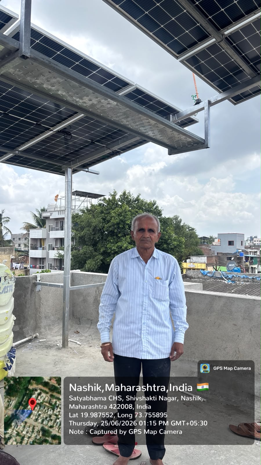 Residential rooftop, Shivshakti Nagar